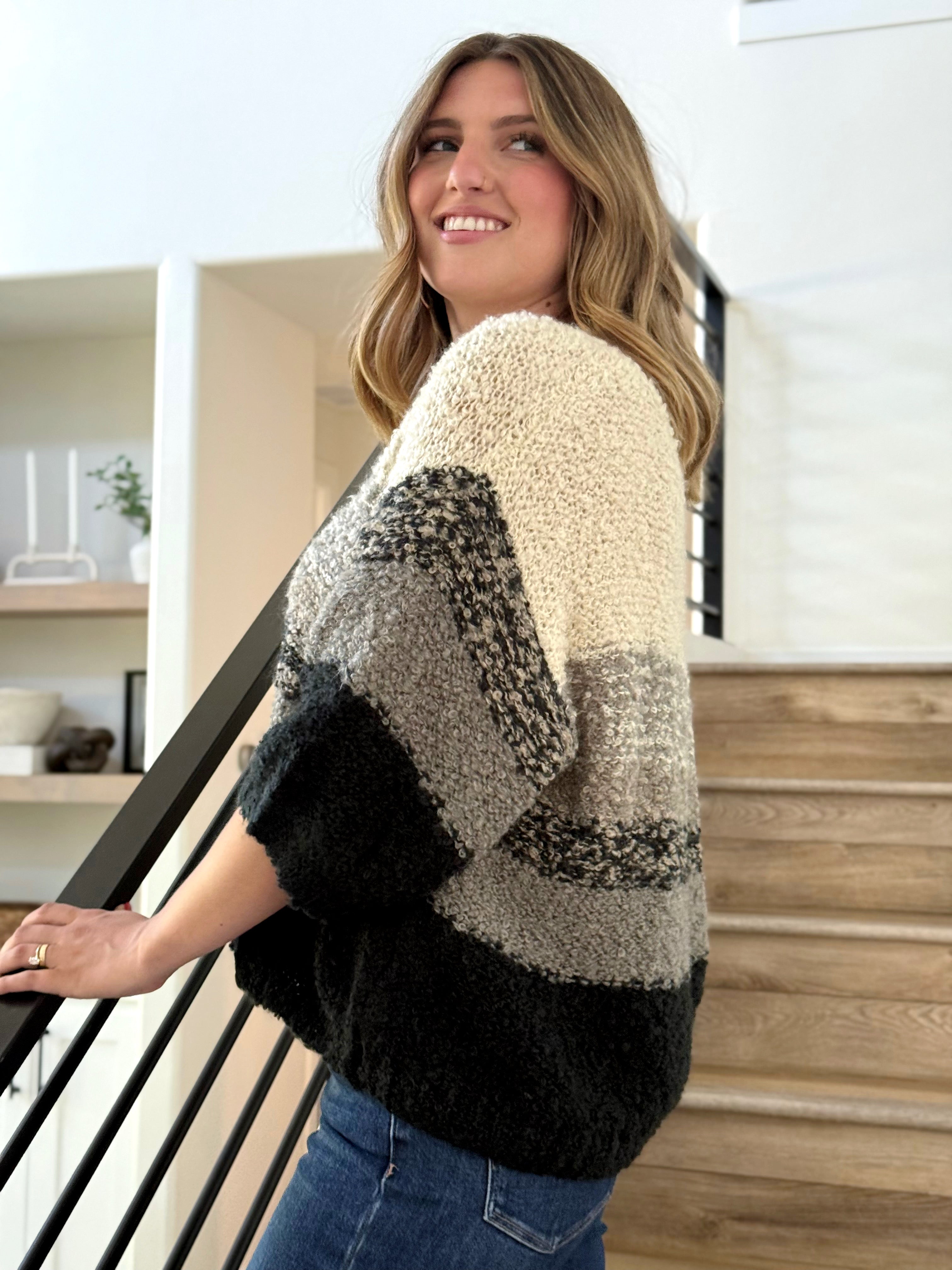 Linnea Sweater - GREY - willows clothing SWEATER