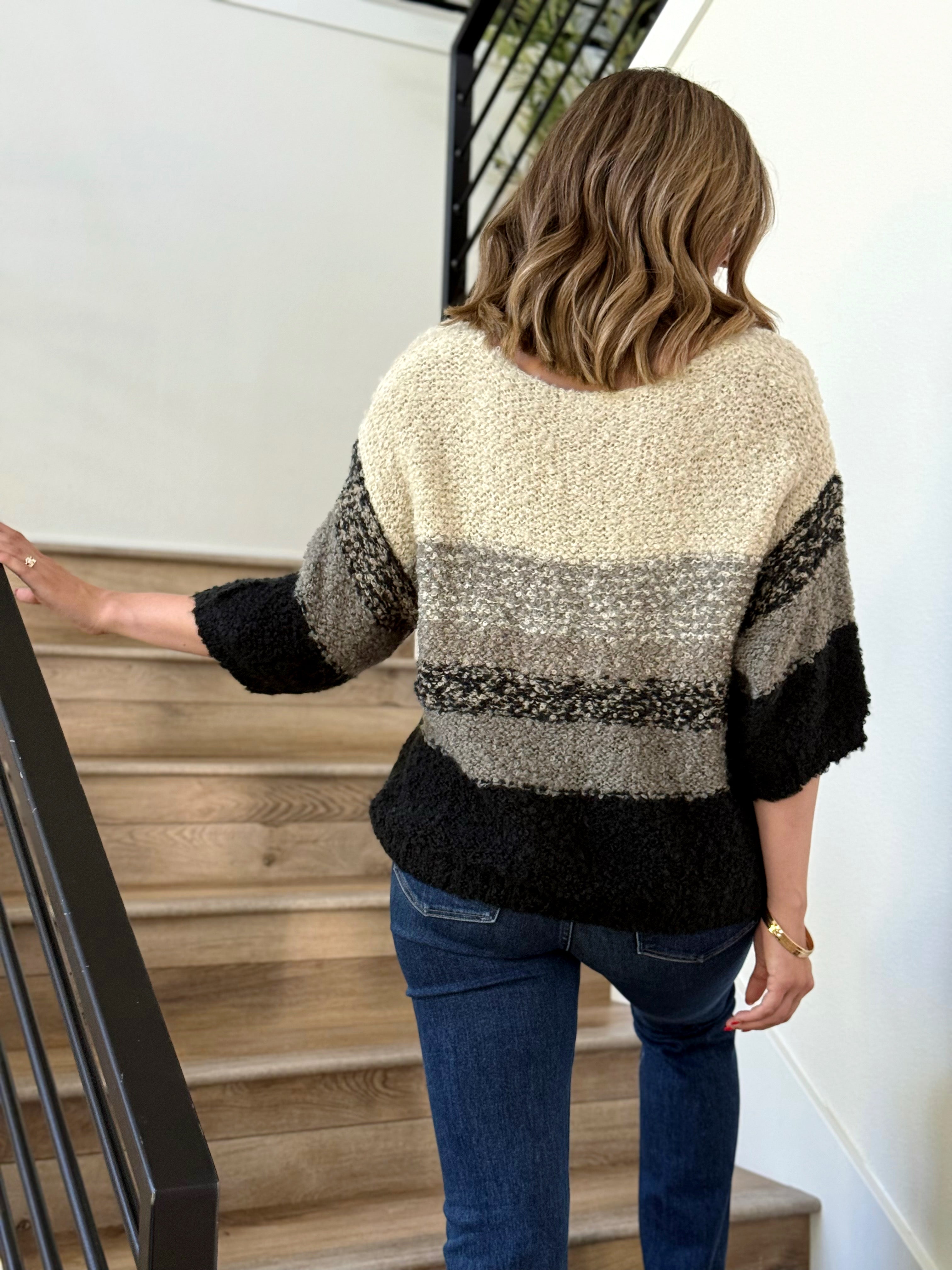 Linnea Sweater - GREY - willows clothing SWEATER