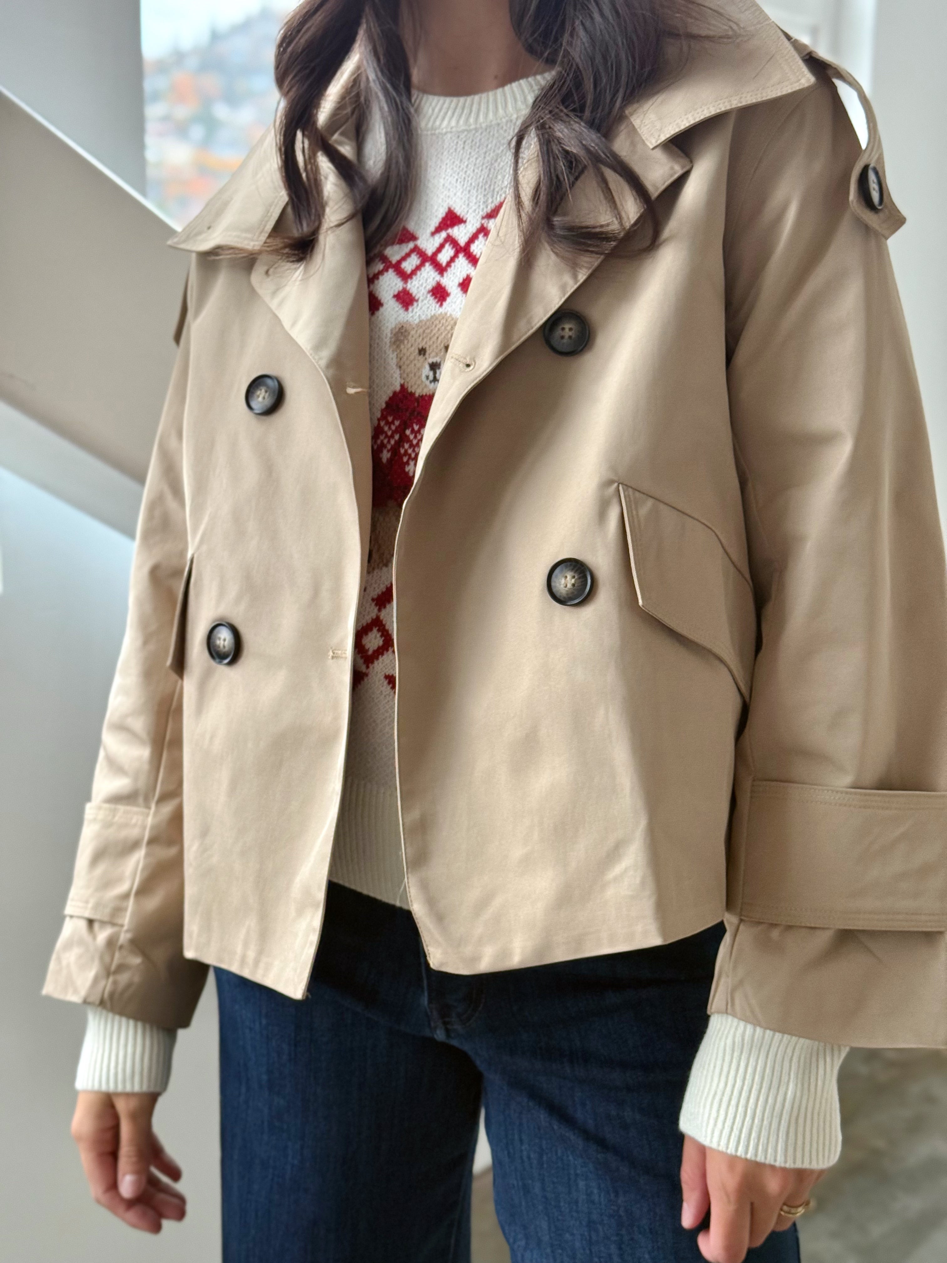 London Coat - BEIGE - willows clothing JACKET