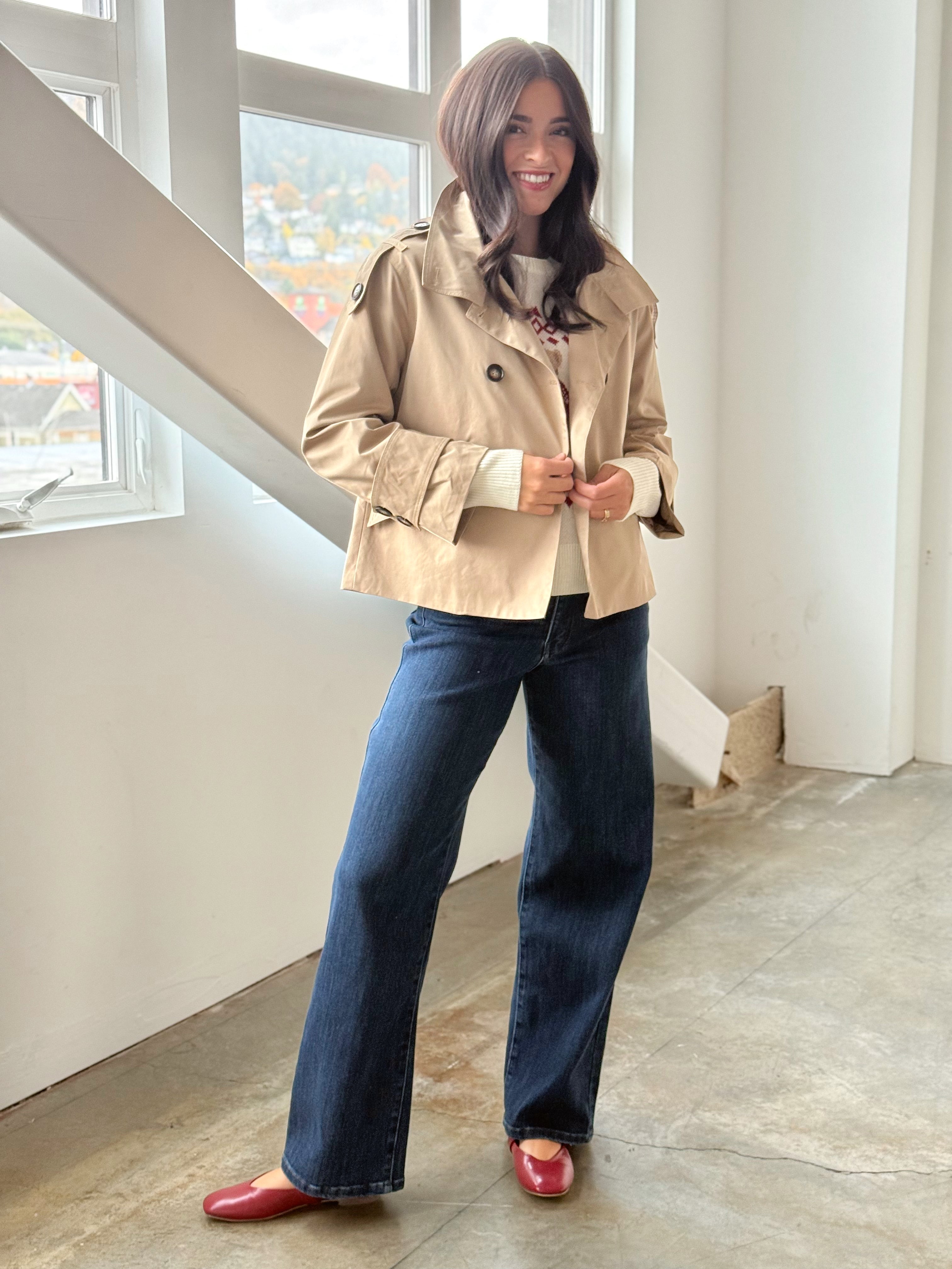 London Coat - BEIGE - willows clothing JACKET