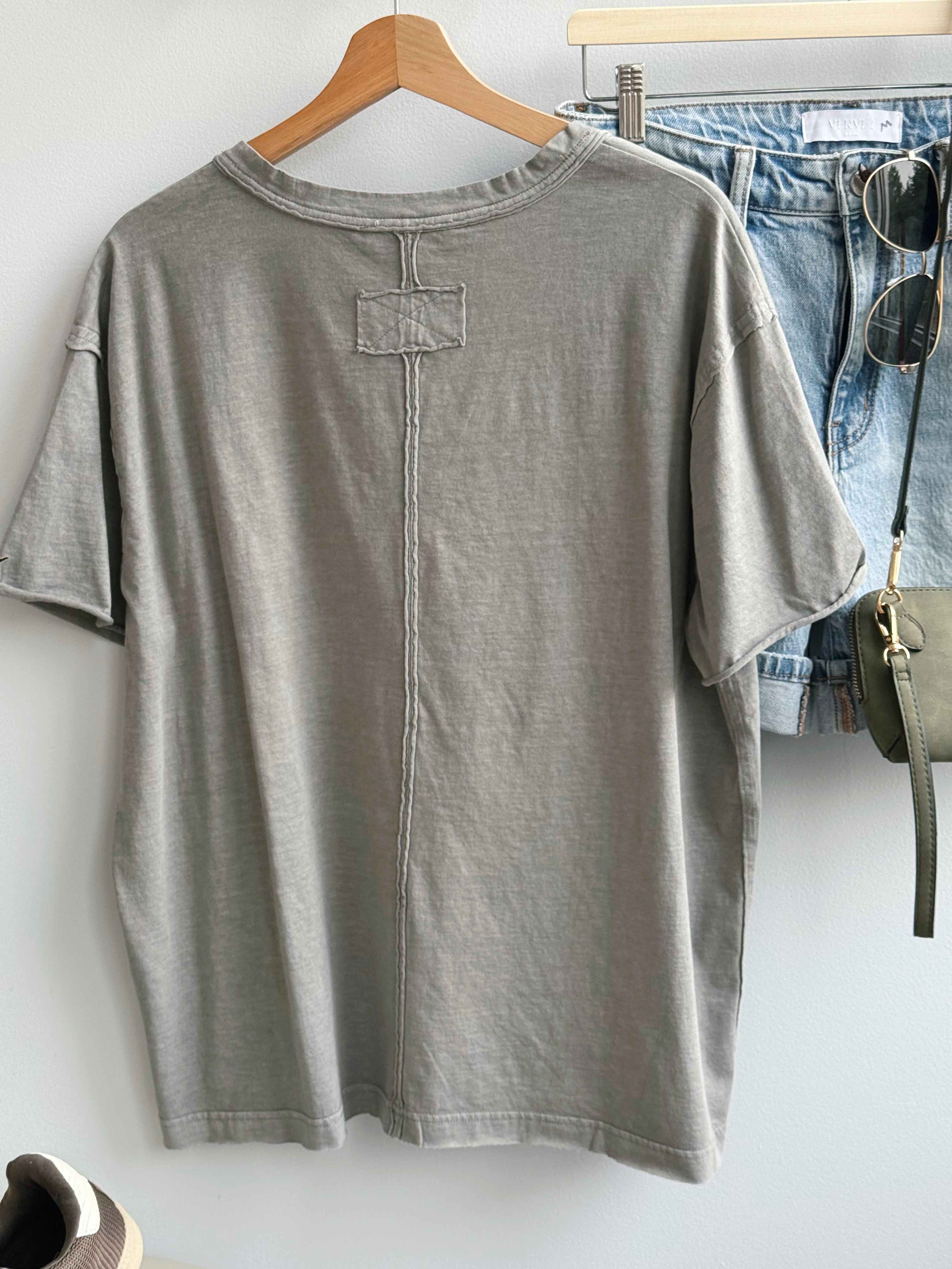 Loren Tee - GREY - willows clothing S/S SHIRT