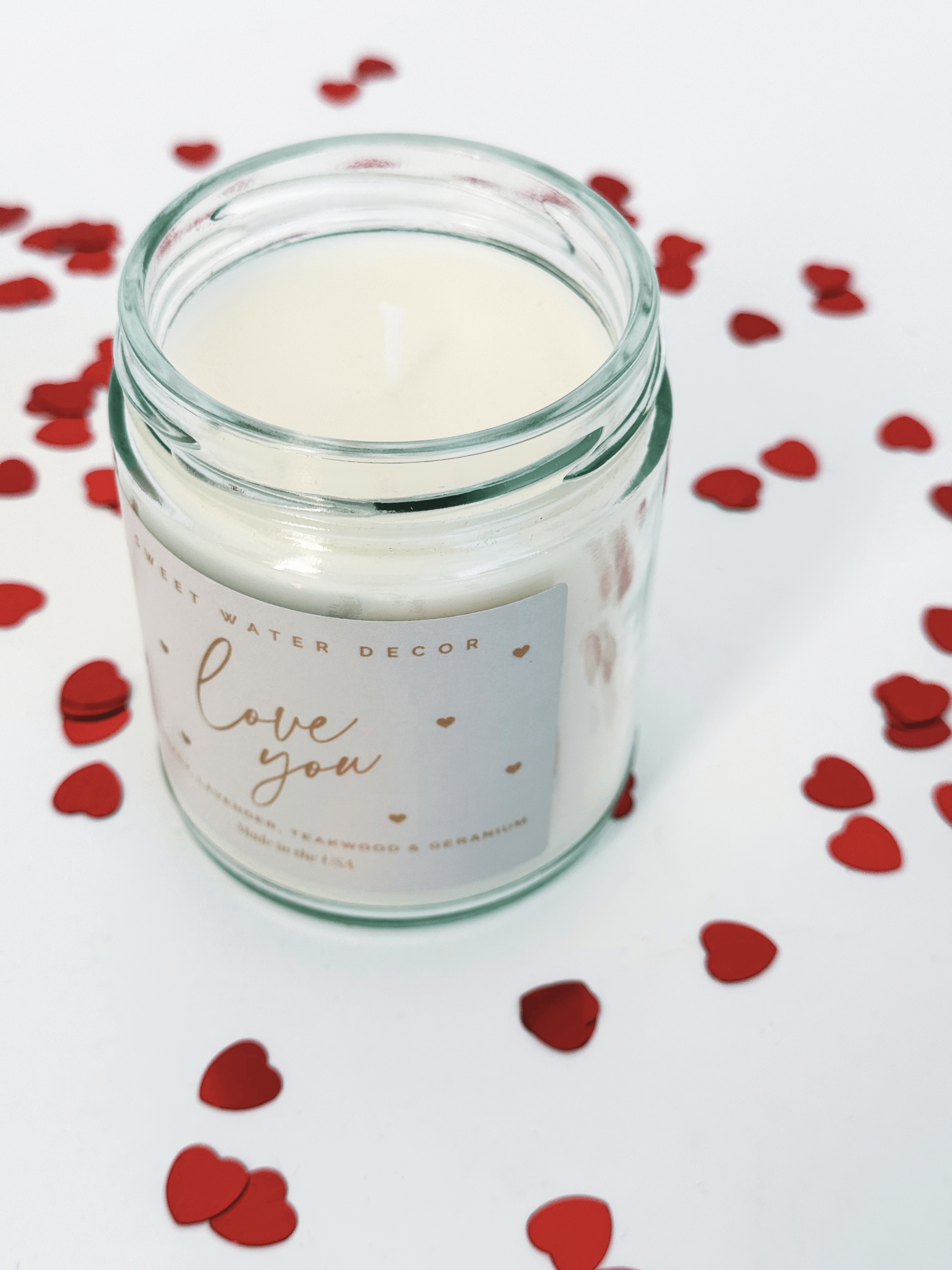 Love You 9 oz Candle - willows clothing Candles
