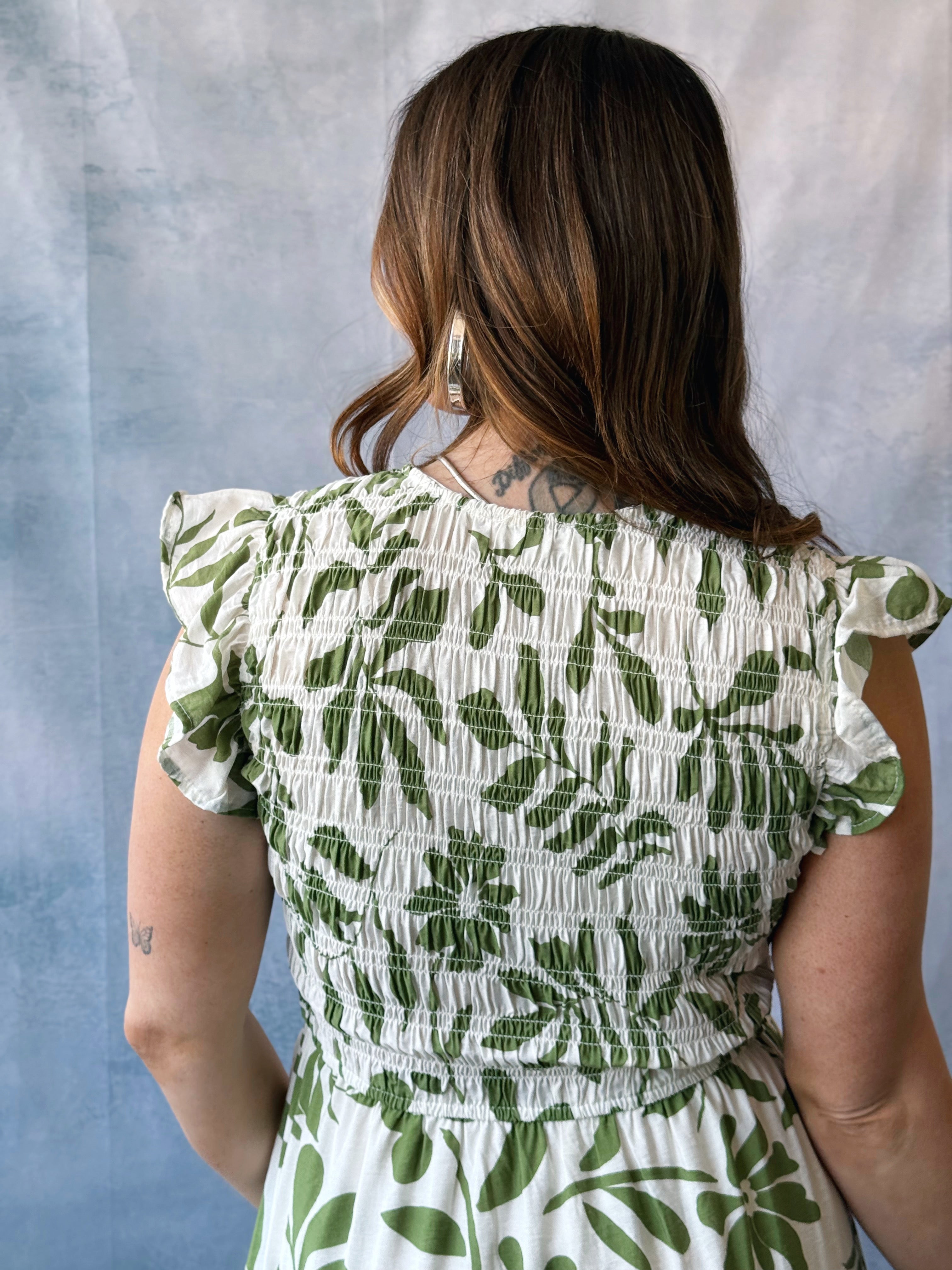 Lovely Day Dress - KIWI - willows clothing MIDI DRESS