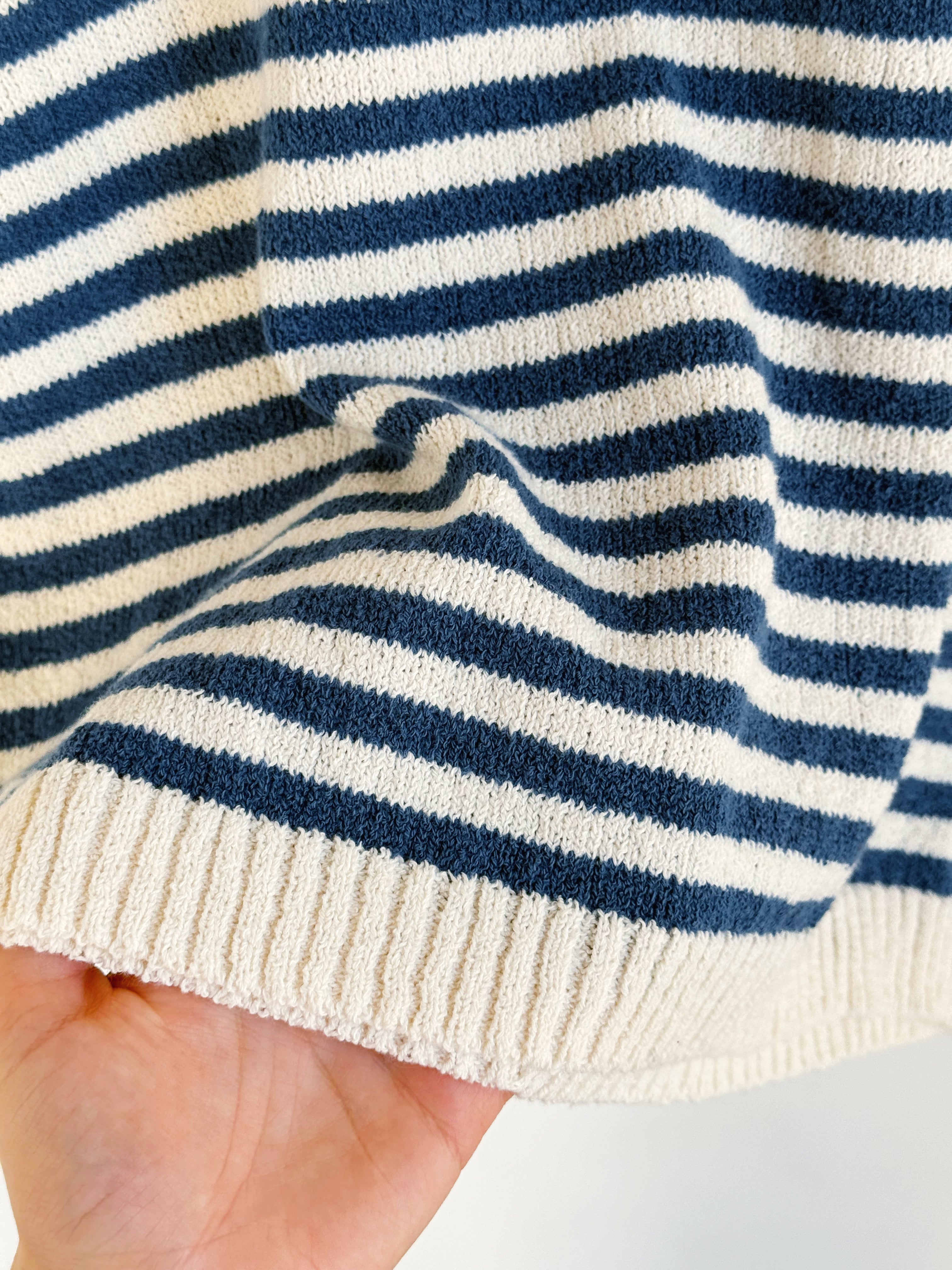 Lucca Sweater - BLUE - willows clothing SWEATER
