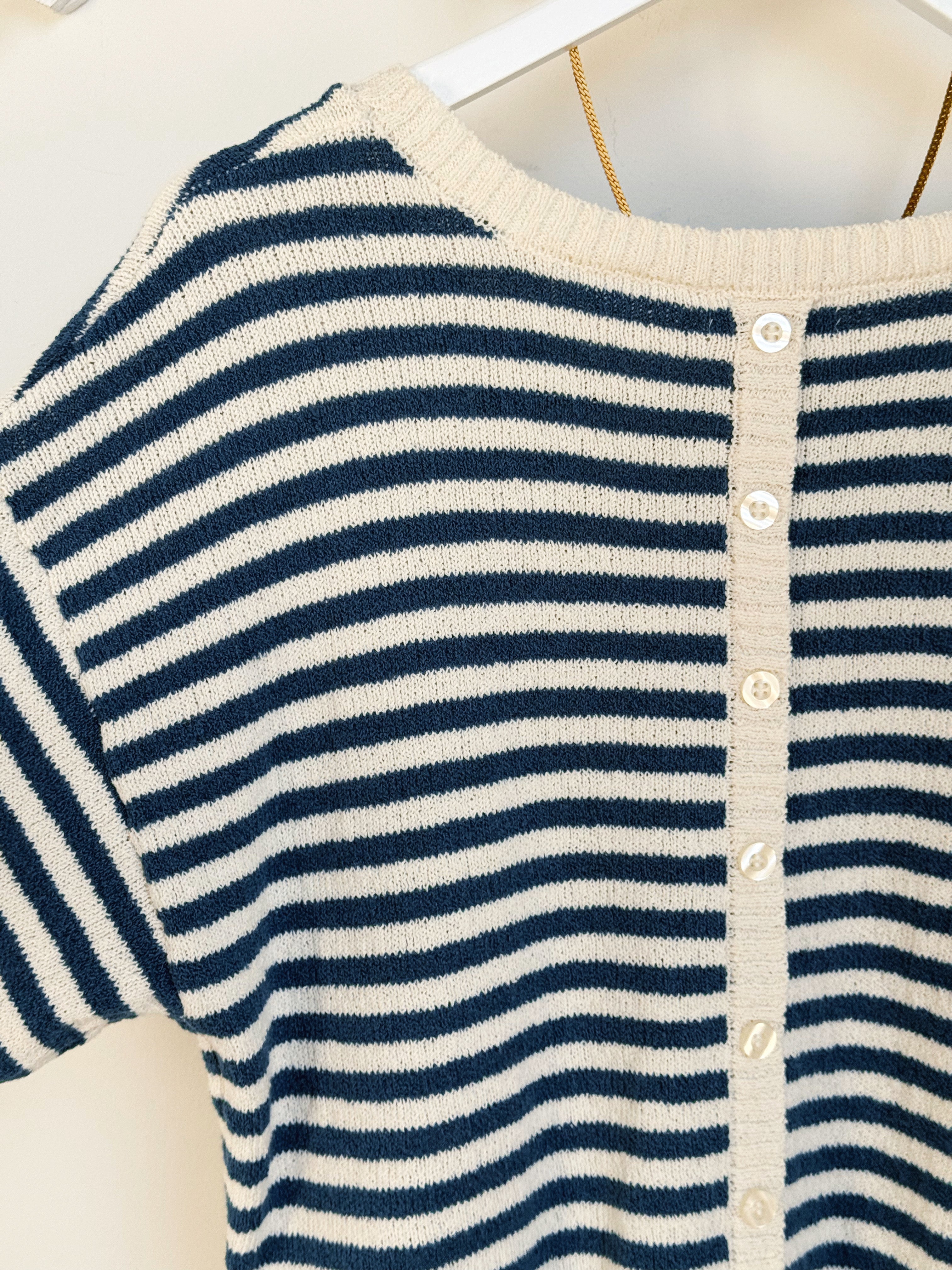 Lucca Sweater - BLUE - willows clothing SWEATER