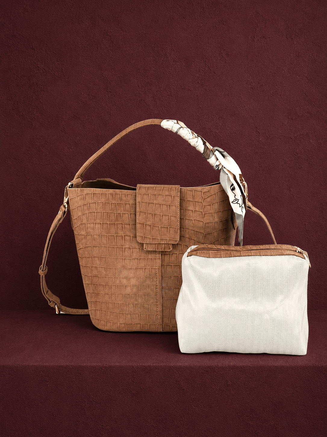 Lucia Bag - BROWN - willows clothing TOTE