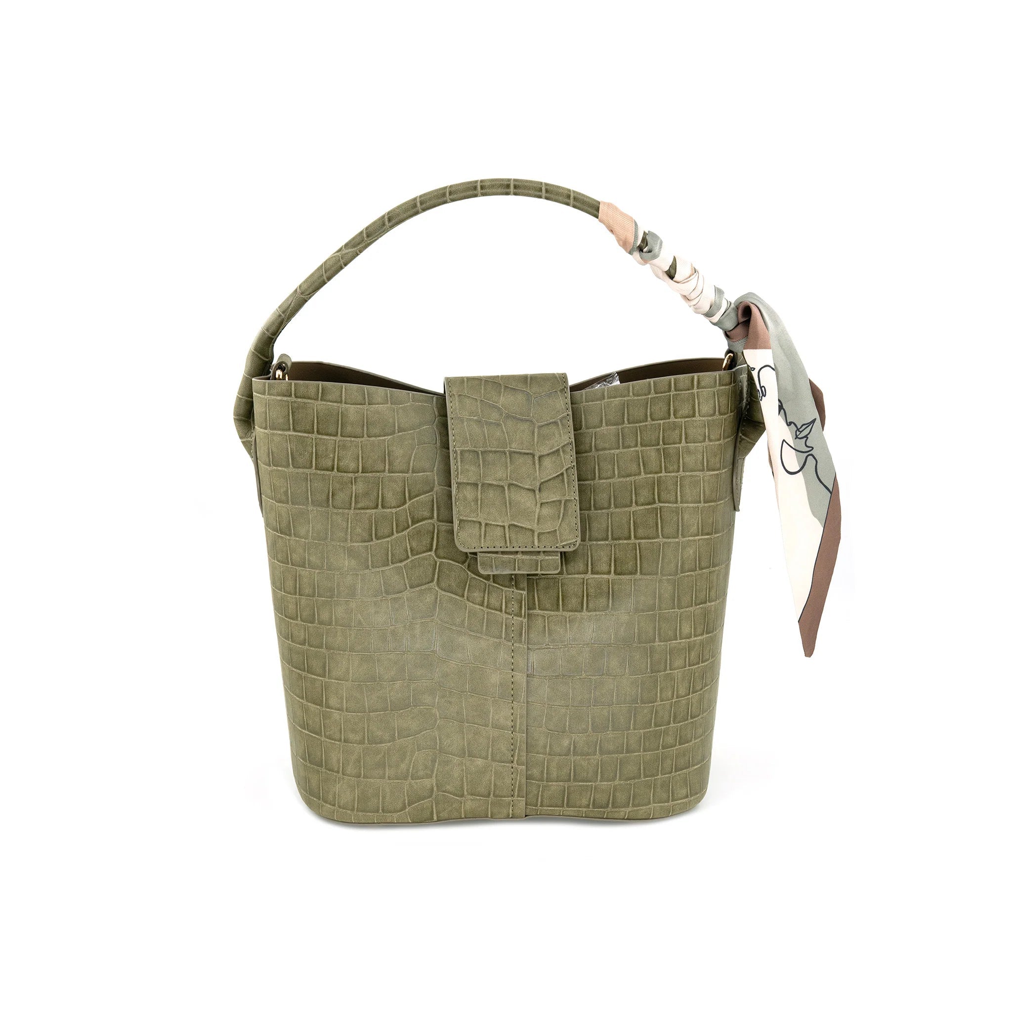 Lucia Bag - OLIVE - willows clothing TOTE