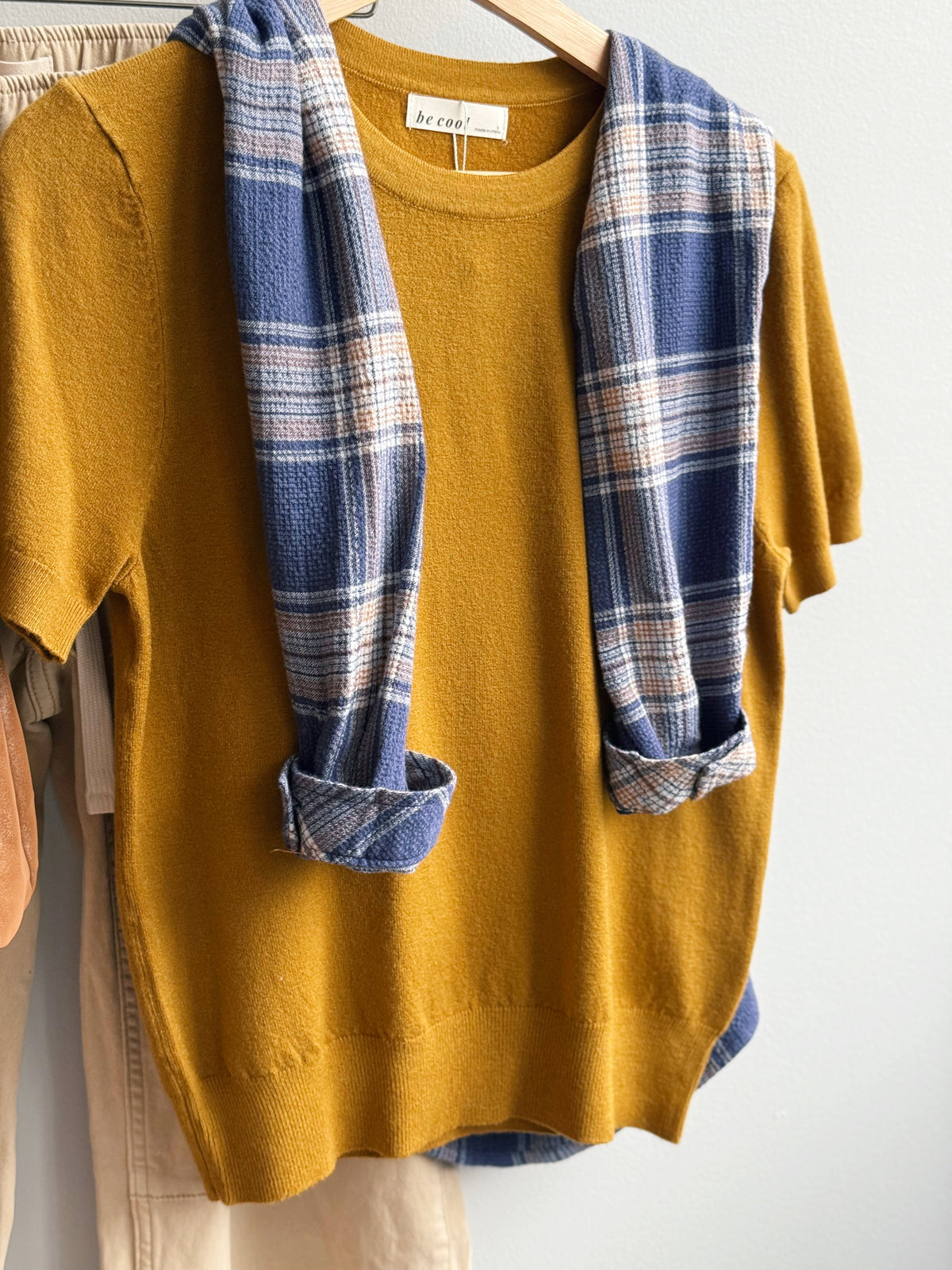 Lydia Sweater - MUSTARD - willows clothing SWEATER
