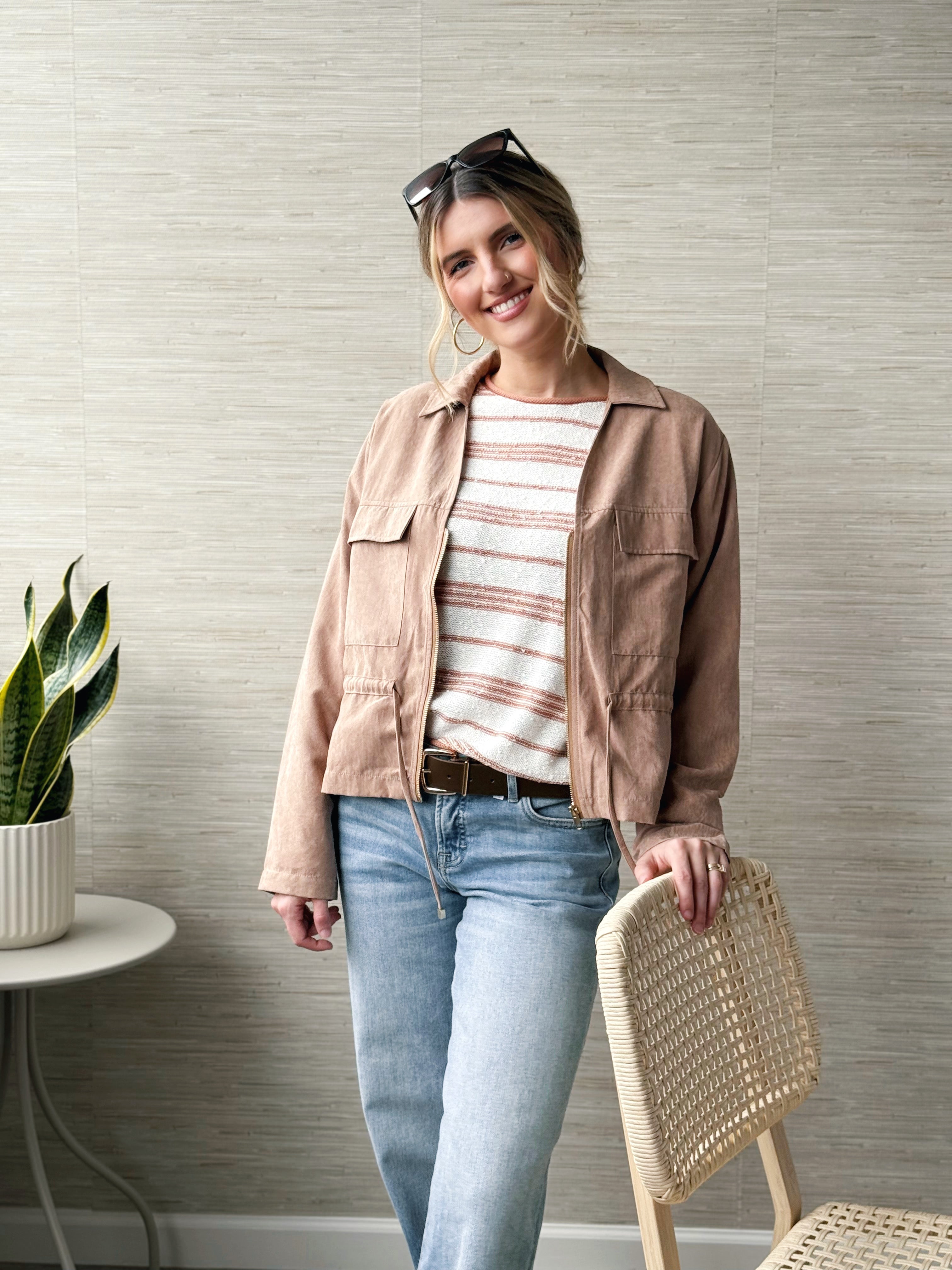 Mack Sweater - POPPY - willows clothing SWEATER