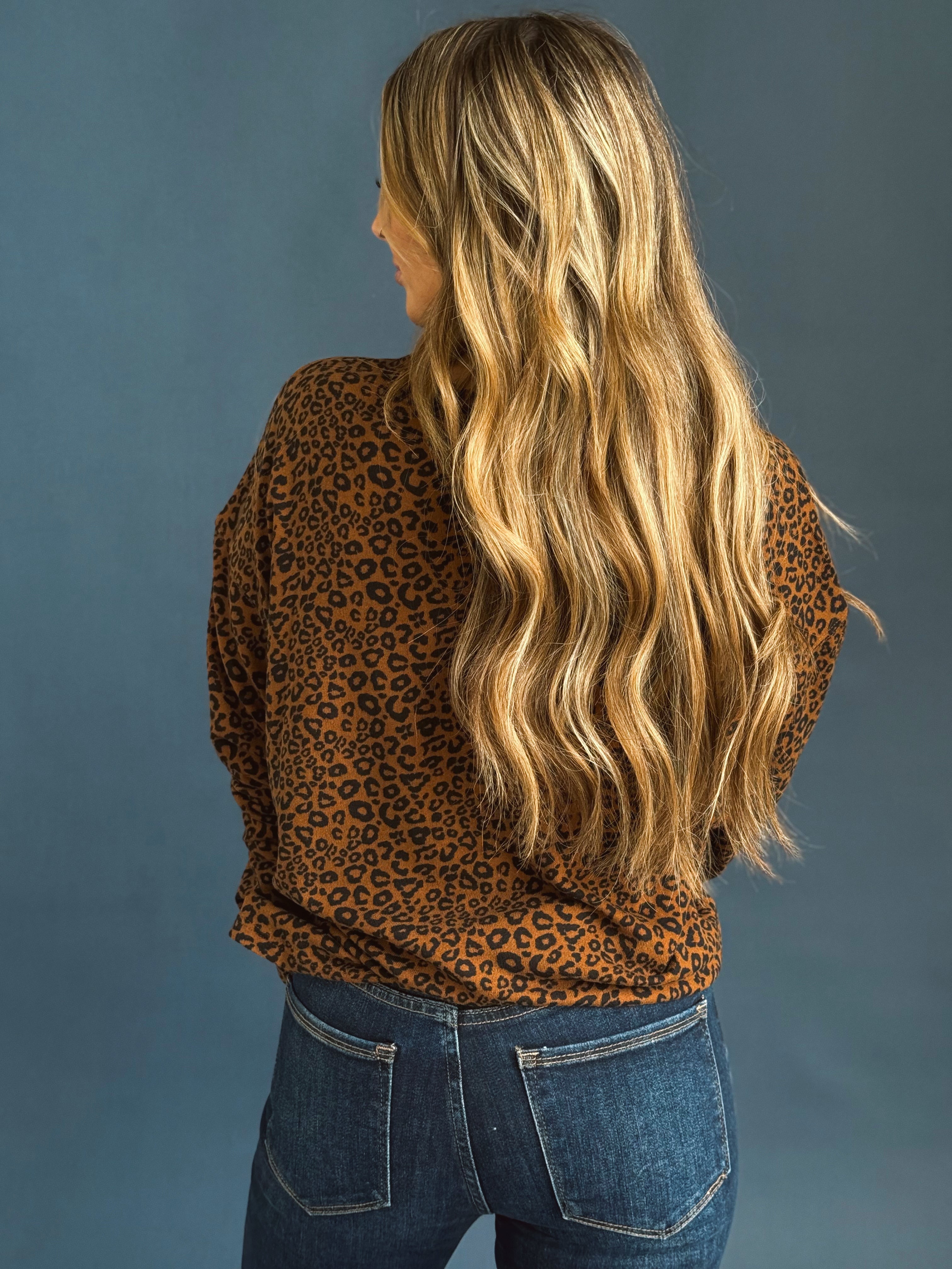 Maddie Top - BROWN - willows clothing L/S SHIRT