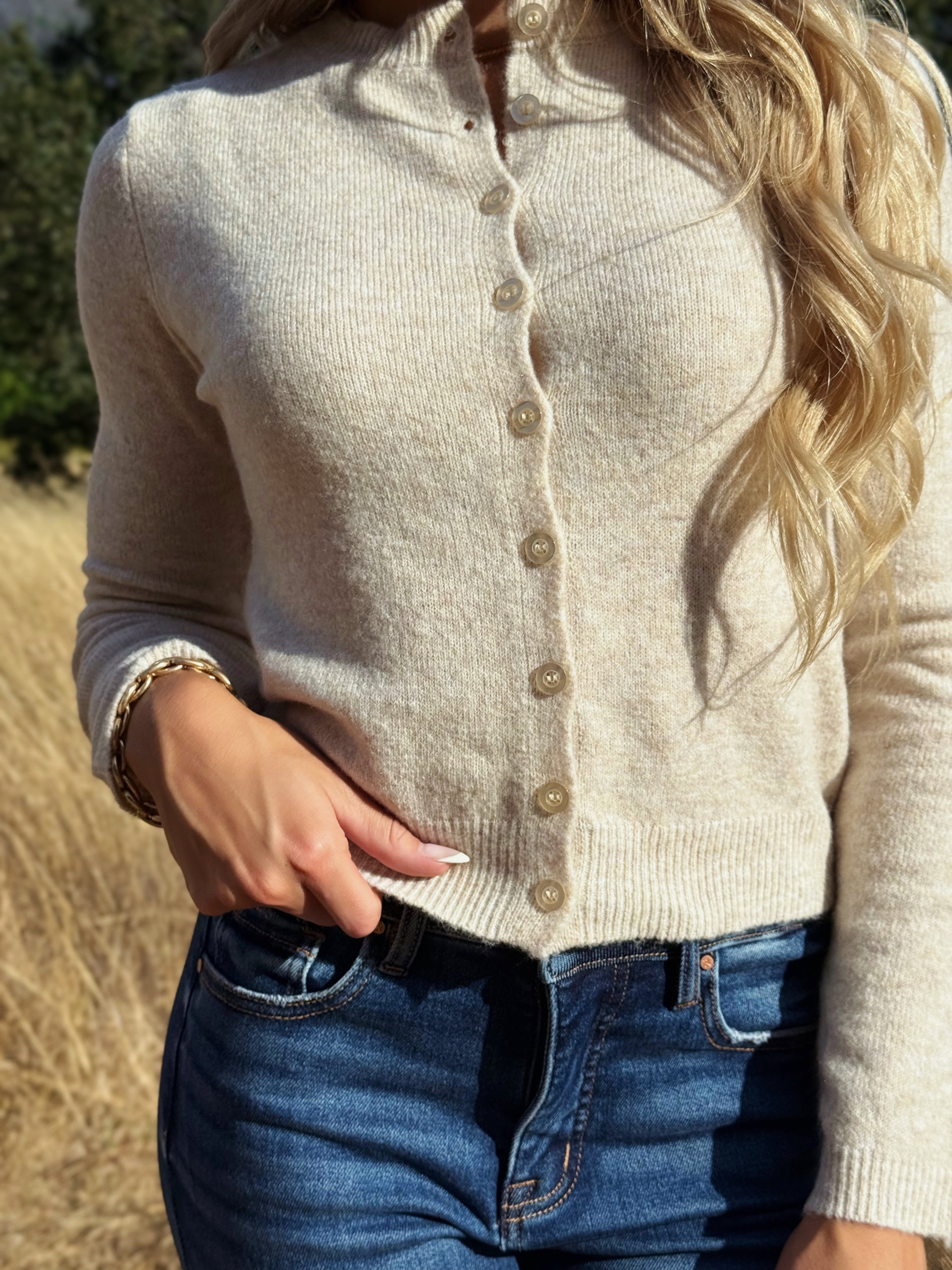 Maeve Cardigan - CREAM - willows clothing Cardigan