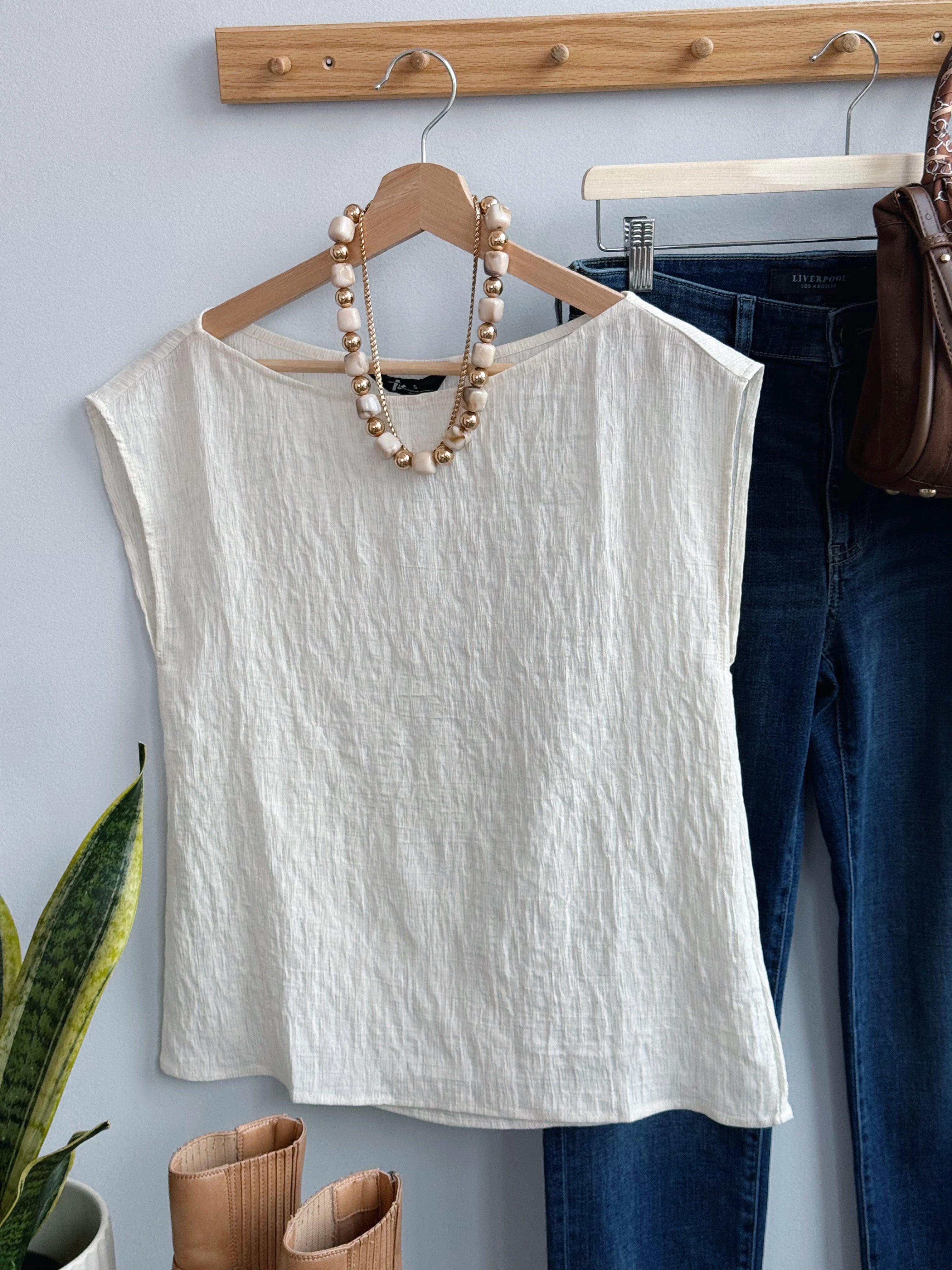Marigold Blouse - OFF WHITE - willows clothing BLOUSE