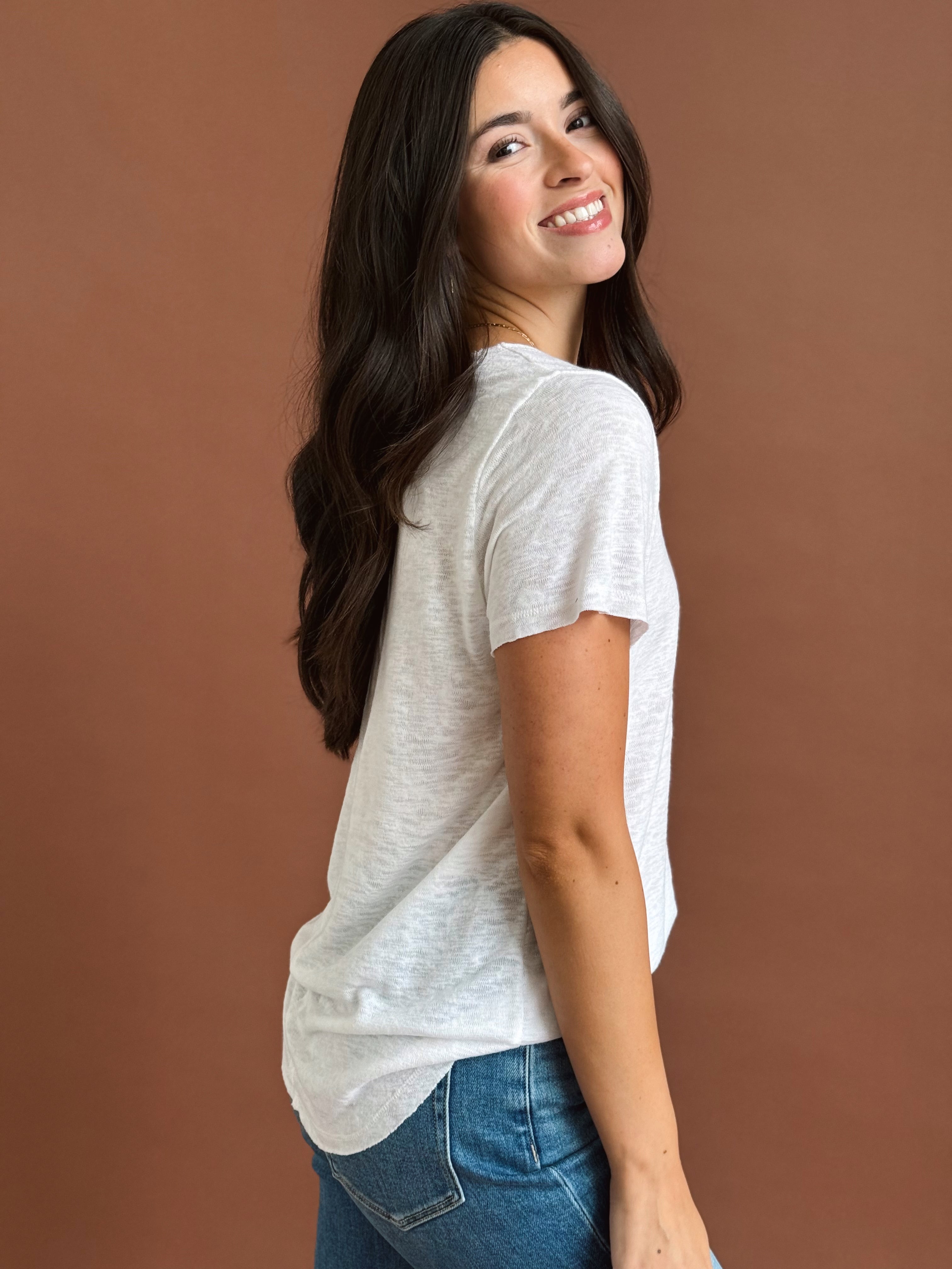 Martina Tee - IVORY - willows clothing S/S SHIRT