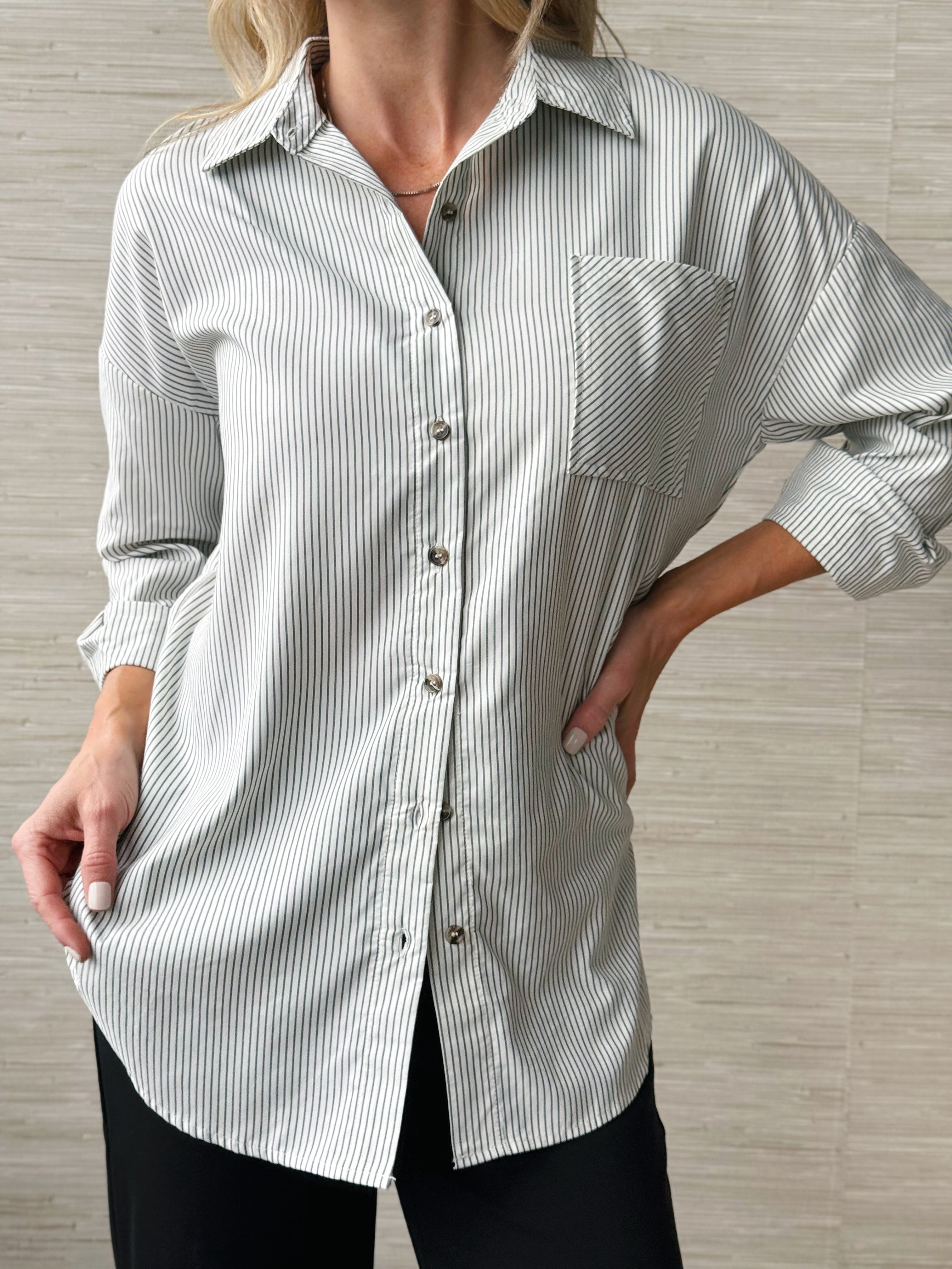 Mason Shirt - IVORY - willows clothing L/S SHIRT