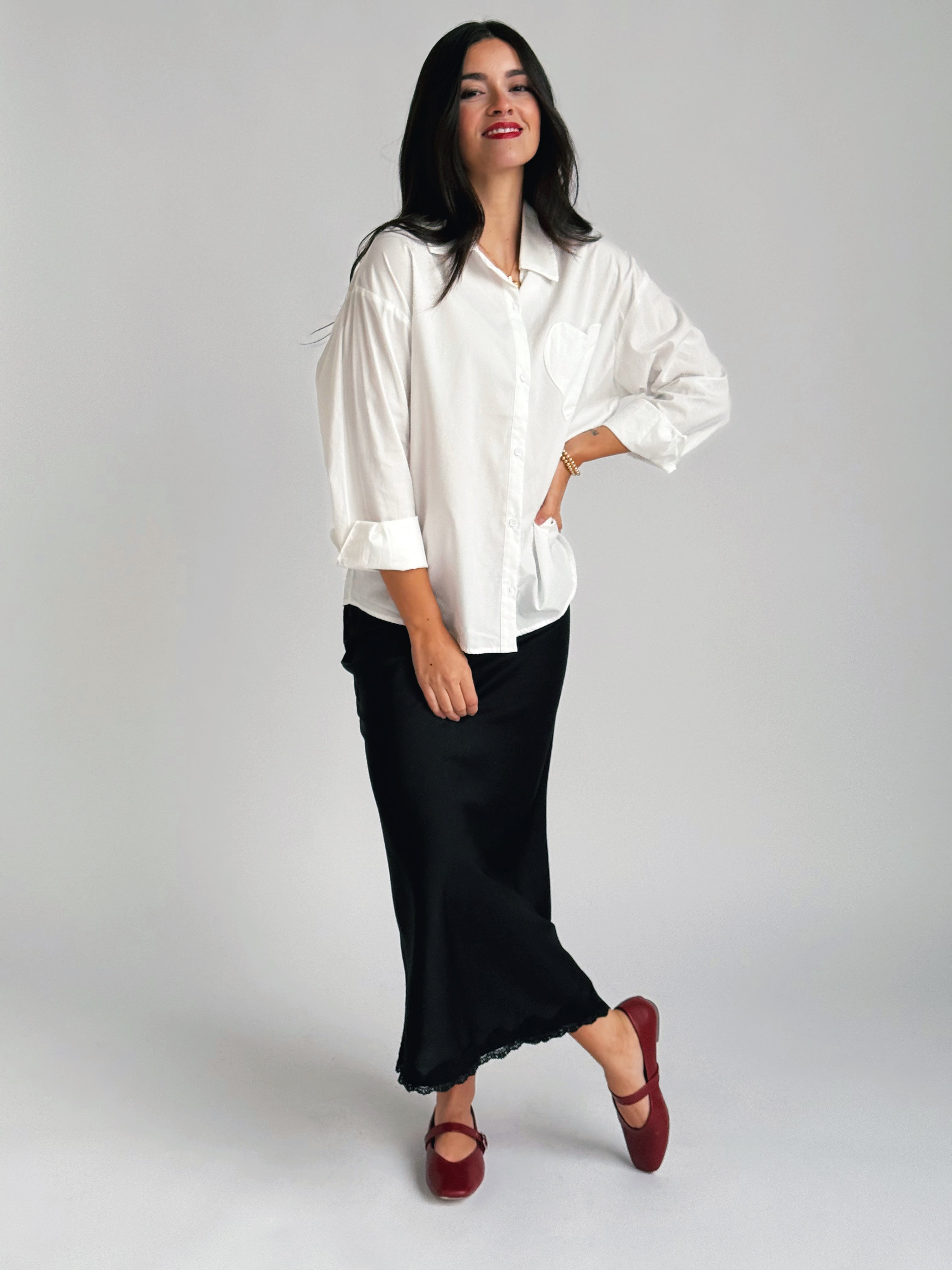 Matchmaker Blouse - WHITE - willows clothing BLOUSE