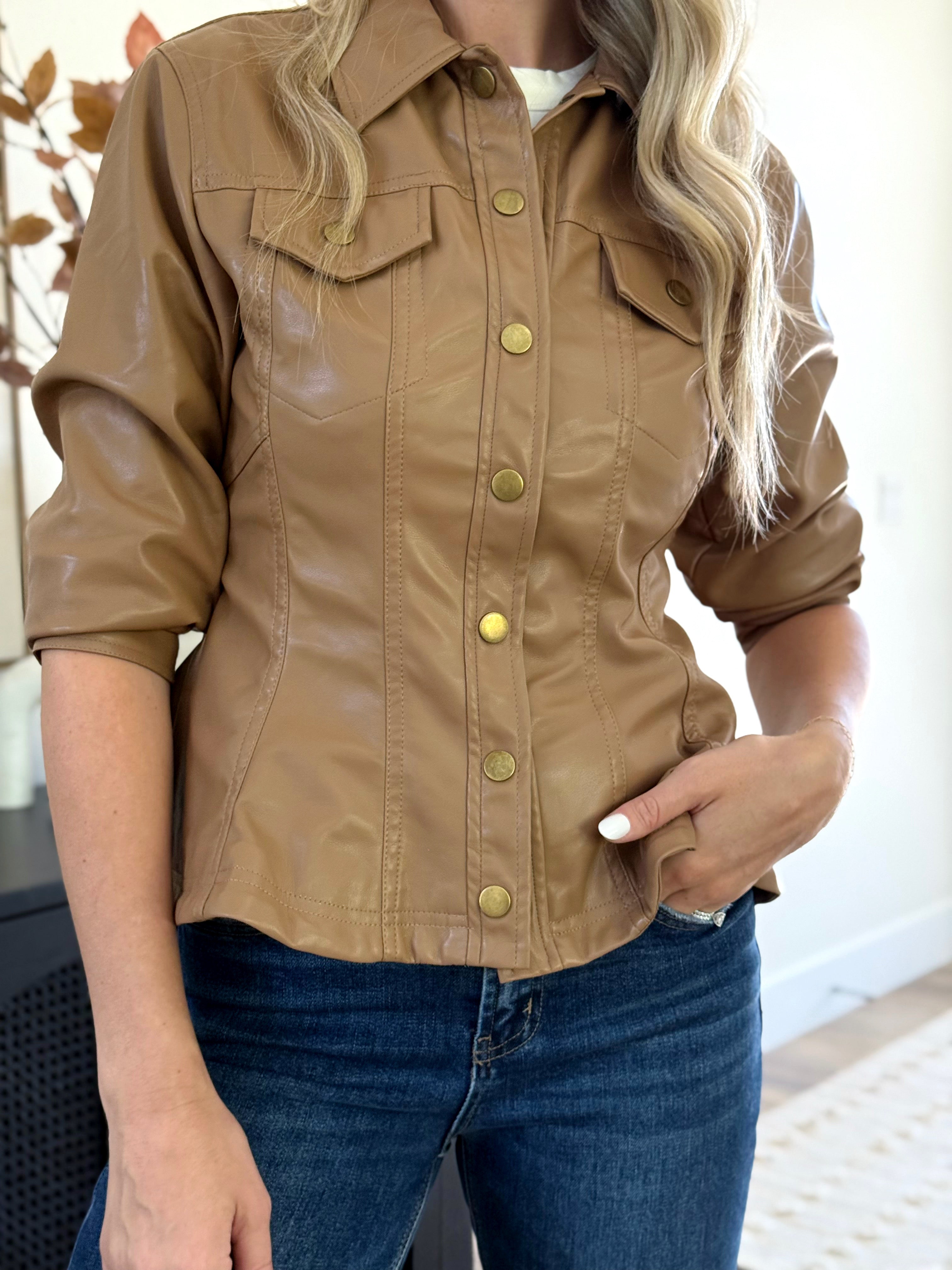 Mavis Jacket - CAMEL - willows clothing JACKET