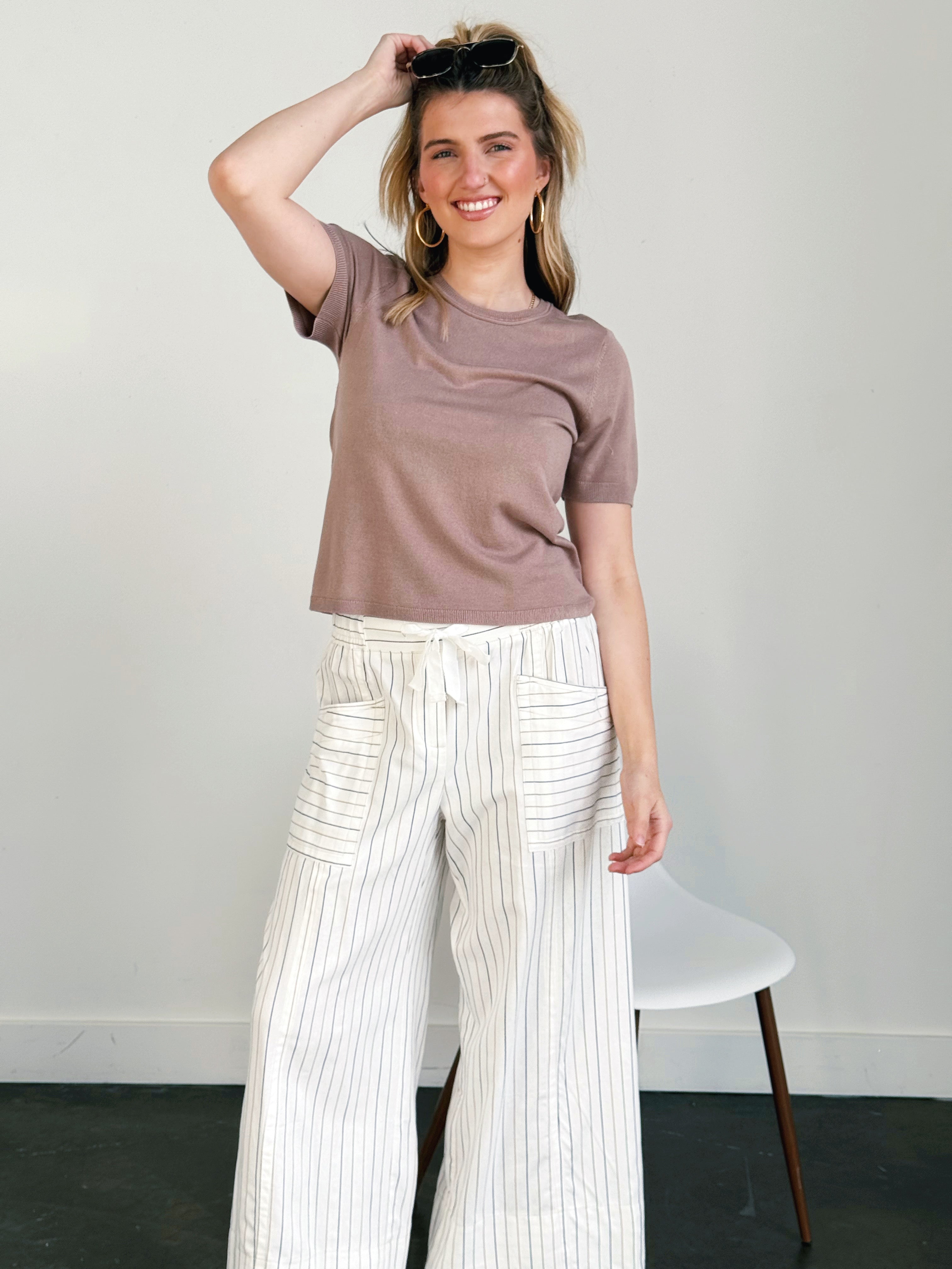 McKenzie Sweater - MOCHA - willows clothing SWEATER