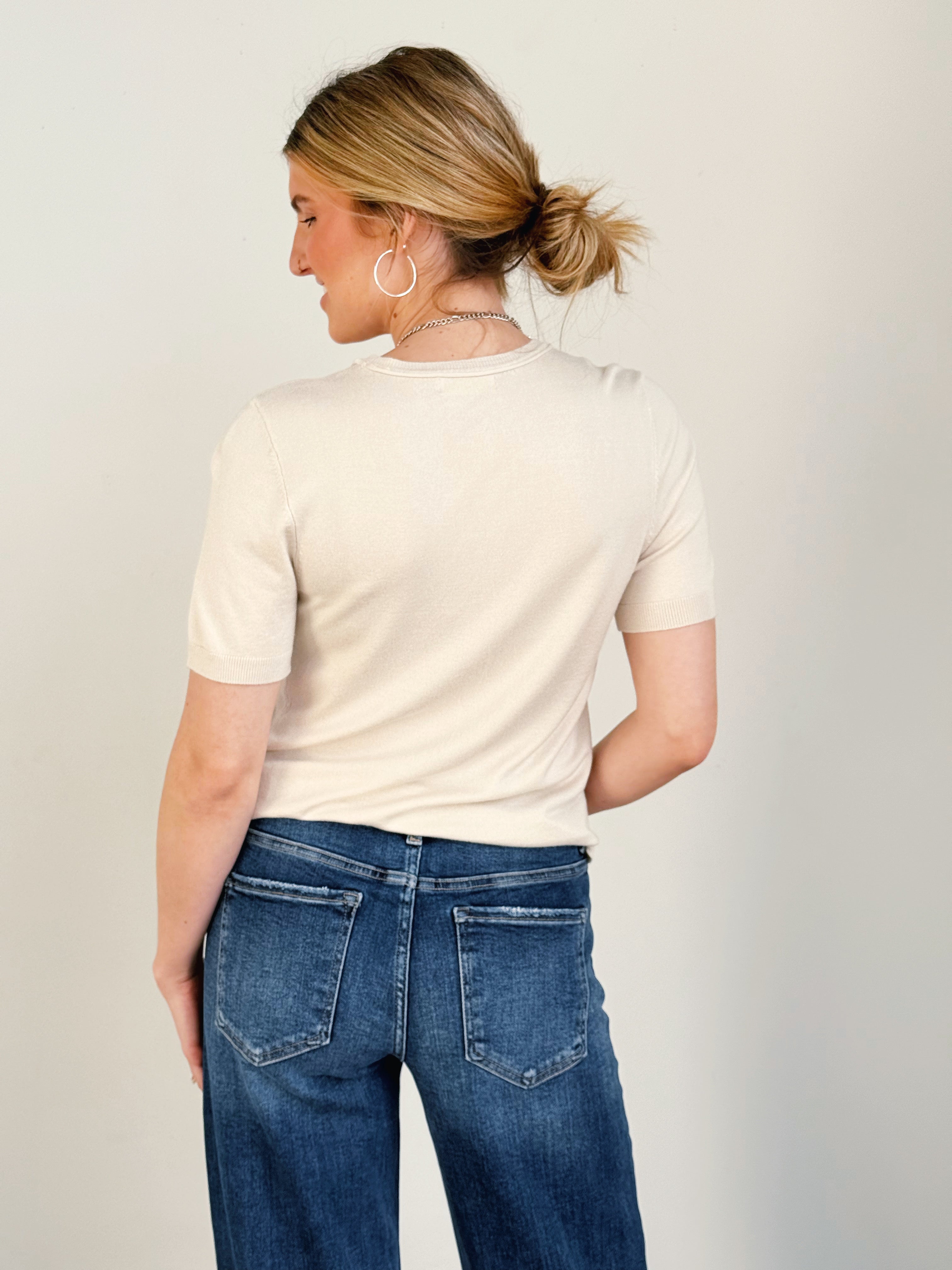 McKenzie Sweater - NATURAL - willows clothing SWEATER