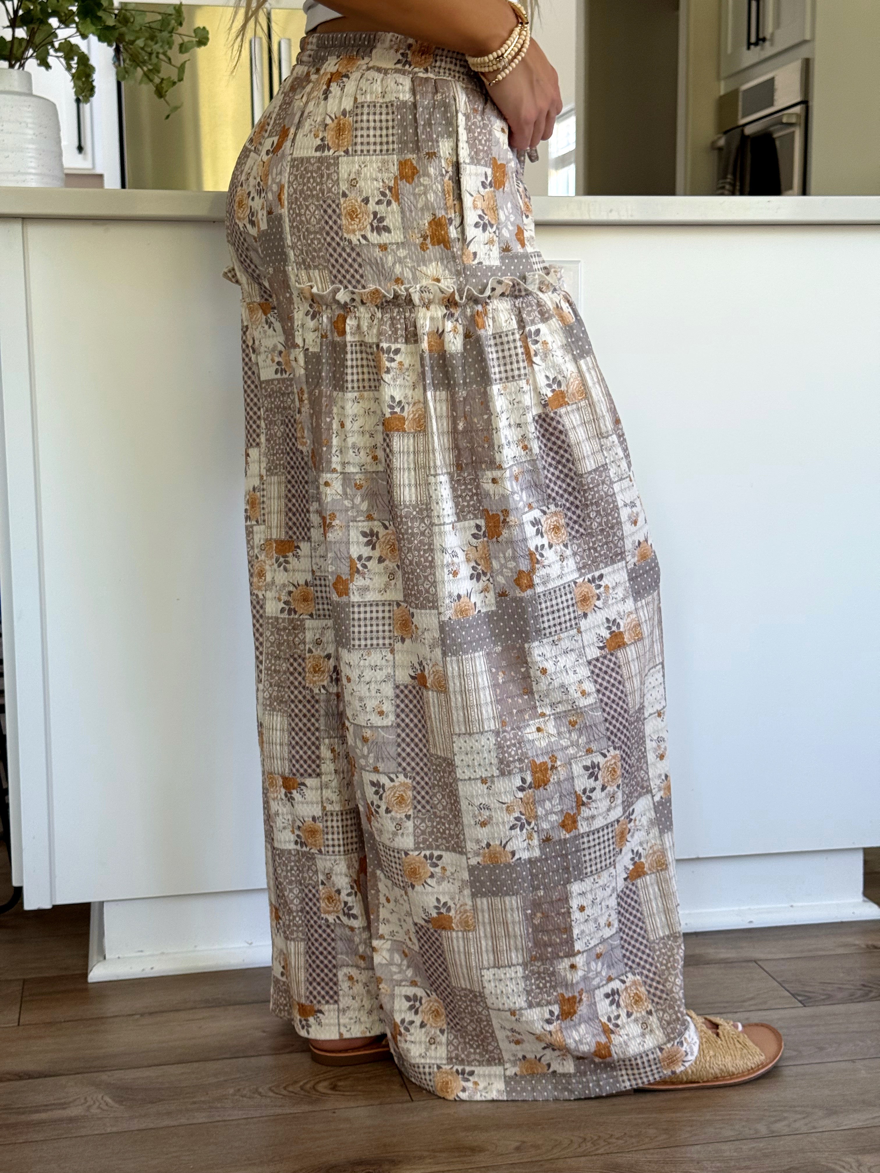 Middle of Summer Pants - ASH VIOLET - willows clothing PANTS