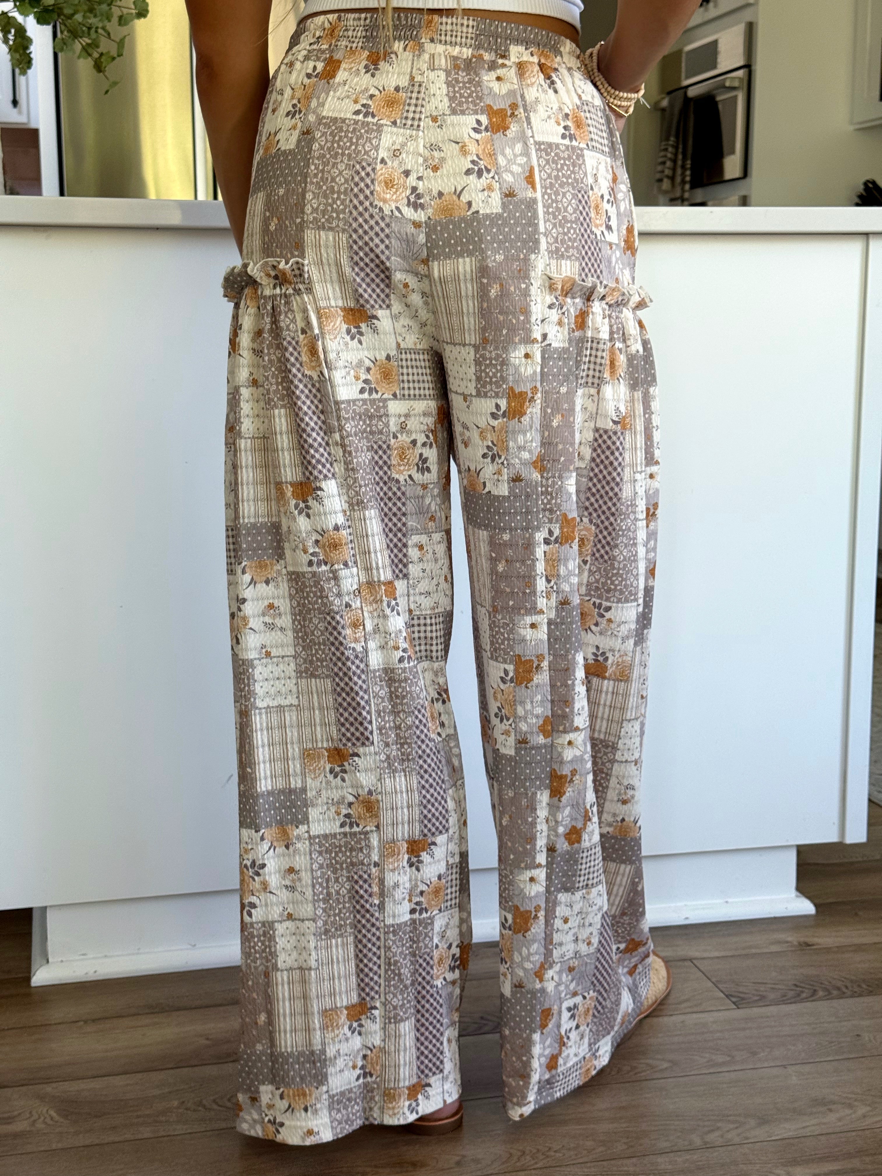 Middle of Summer Pants - ASH VIOLET - willows clothing PANTS