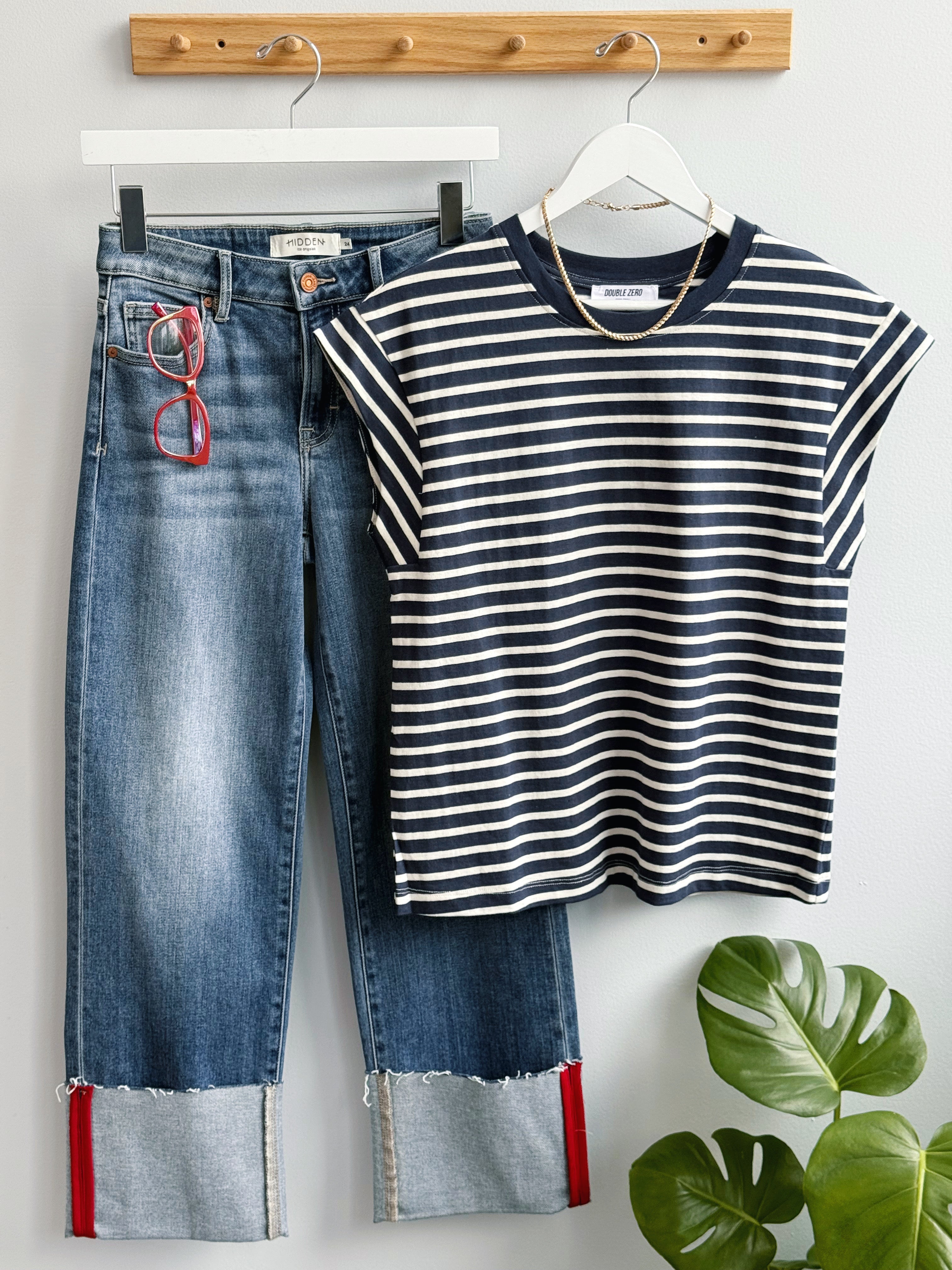 Milly Tee - NAVY - willows clothing S/S SHIRT