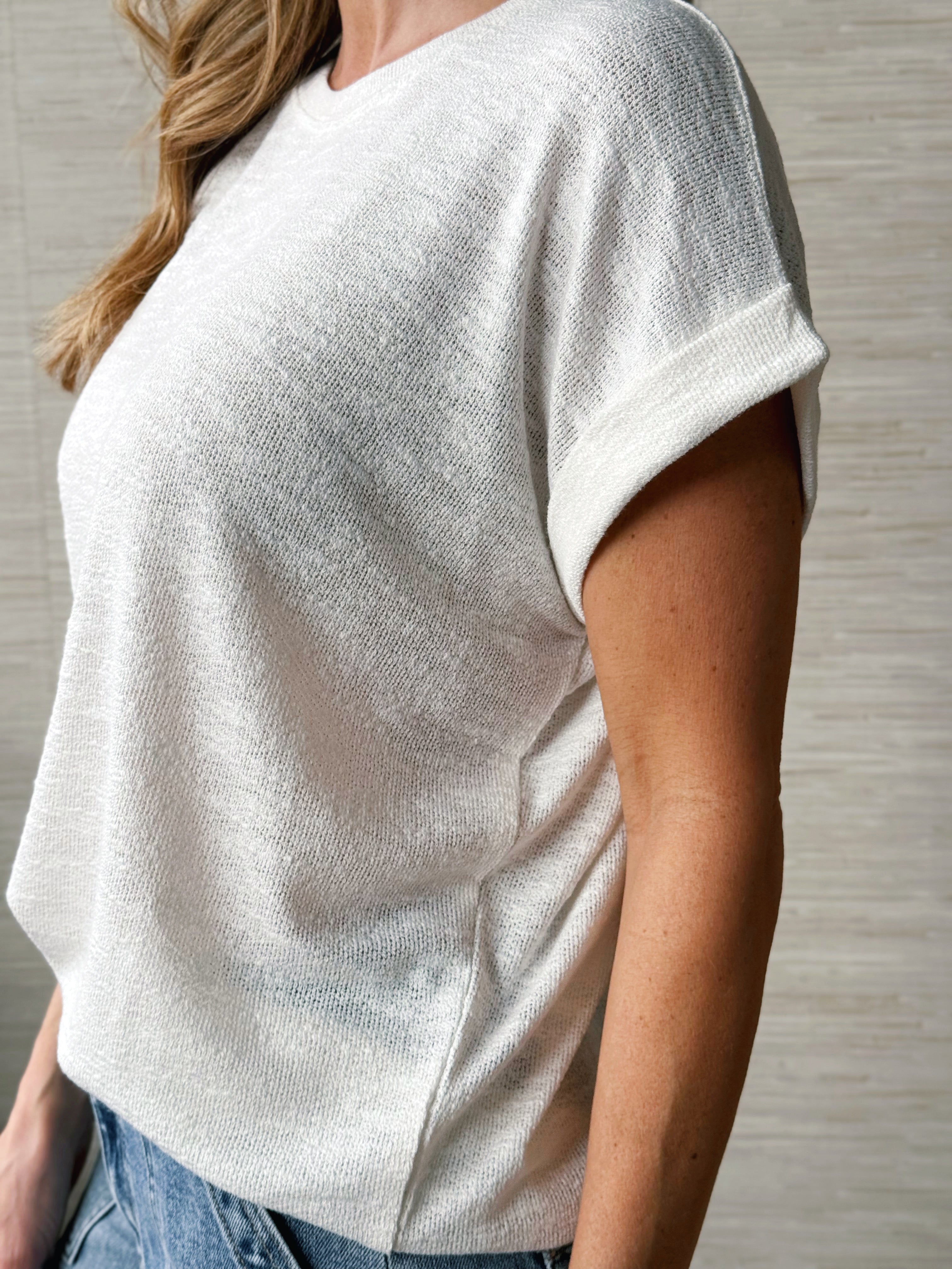 Misty Tee - IVORY - willows clothing S/S SHIRT