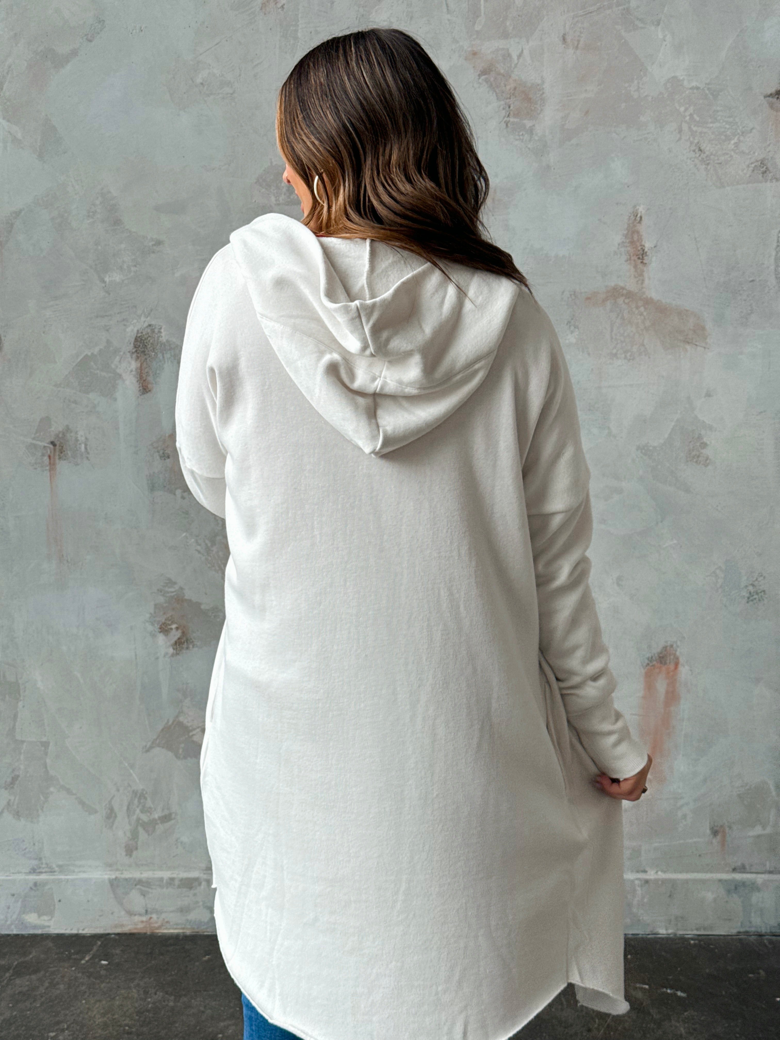 Moats Hooded Cardigan - NATURAL - willows clothing Cardigan