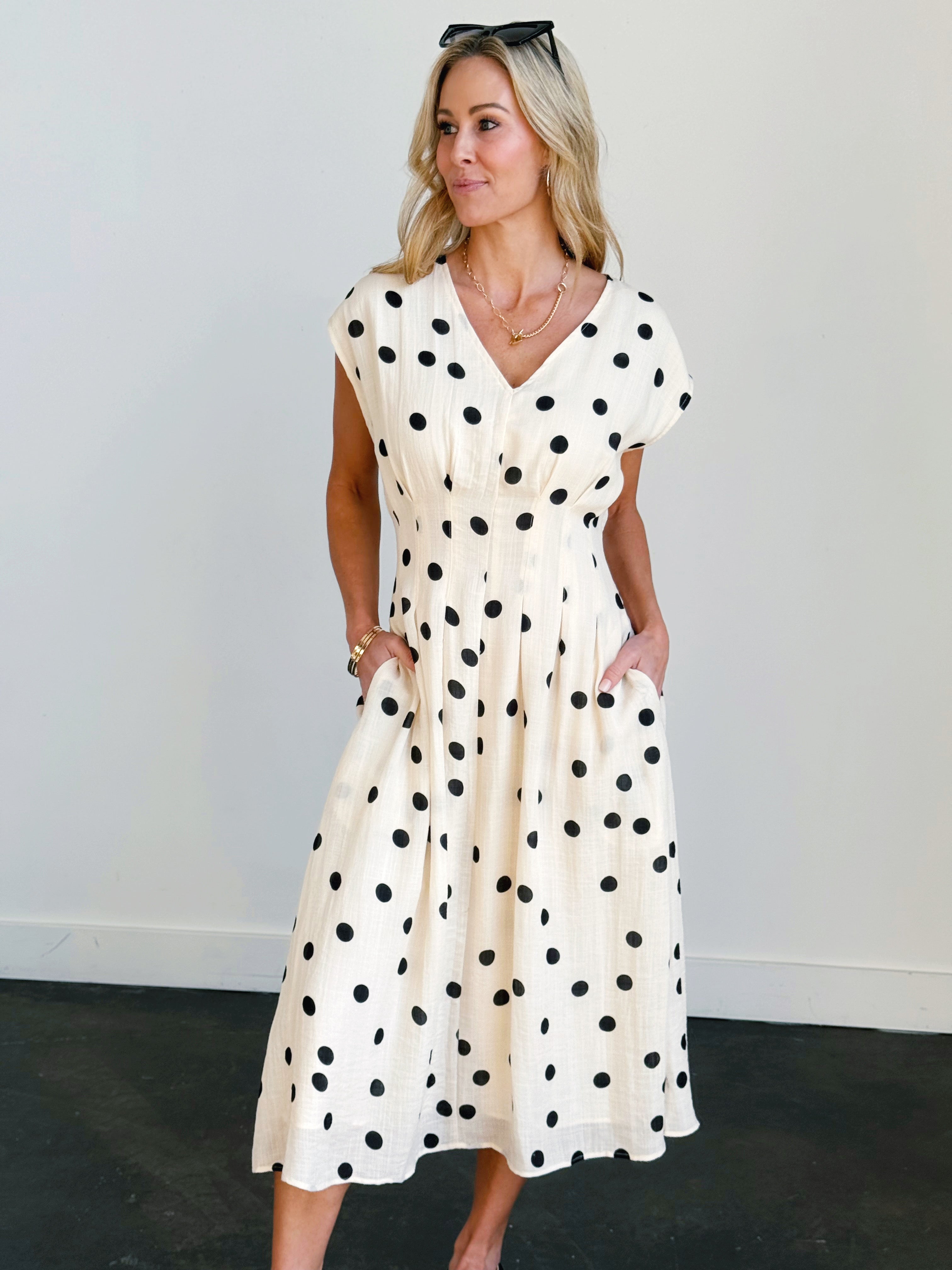 Mora Dress - CREAM - willows clothing Long Dress