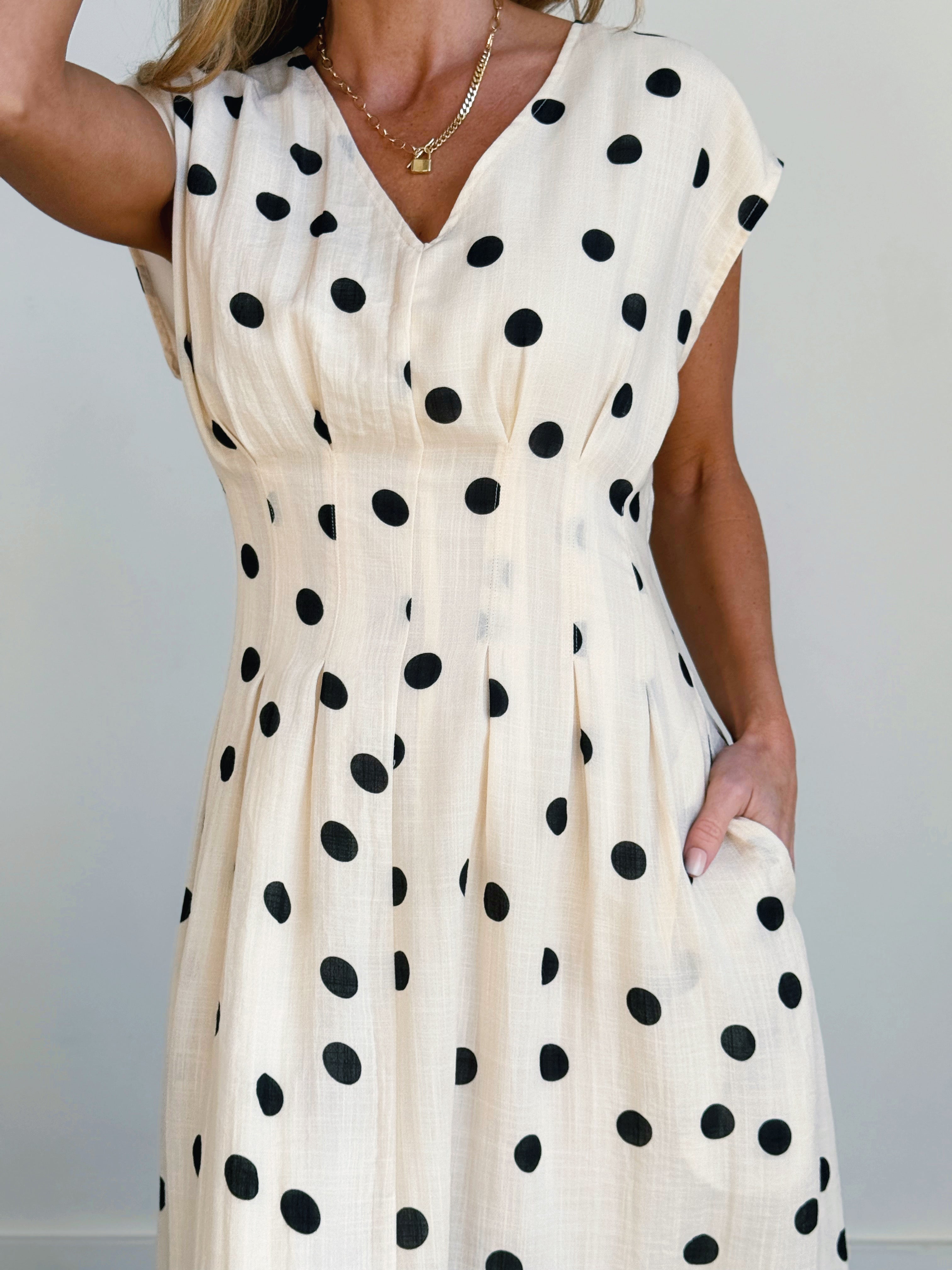 Mora Dress - CREAM - willows clothing Long Dress