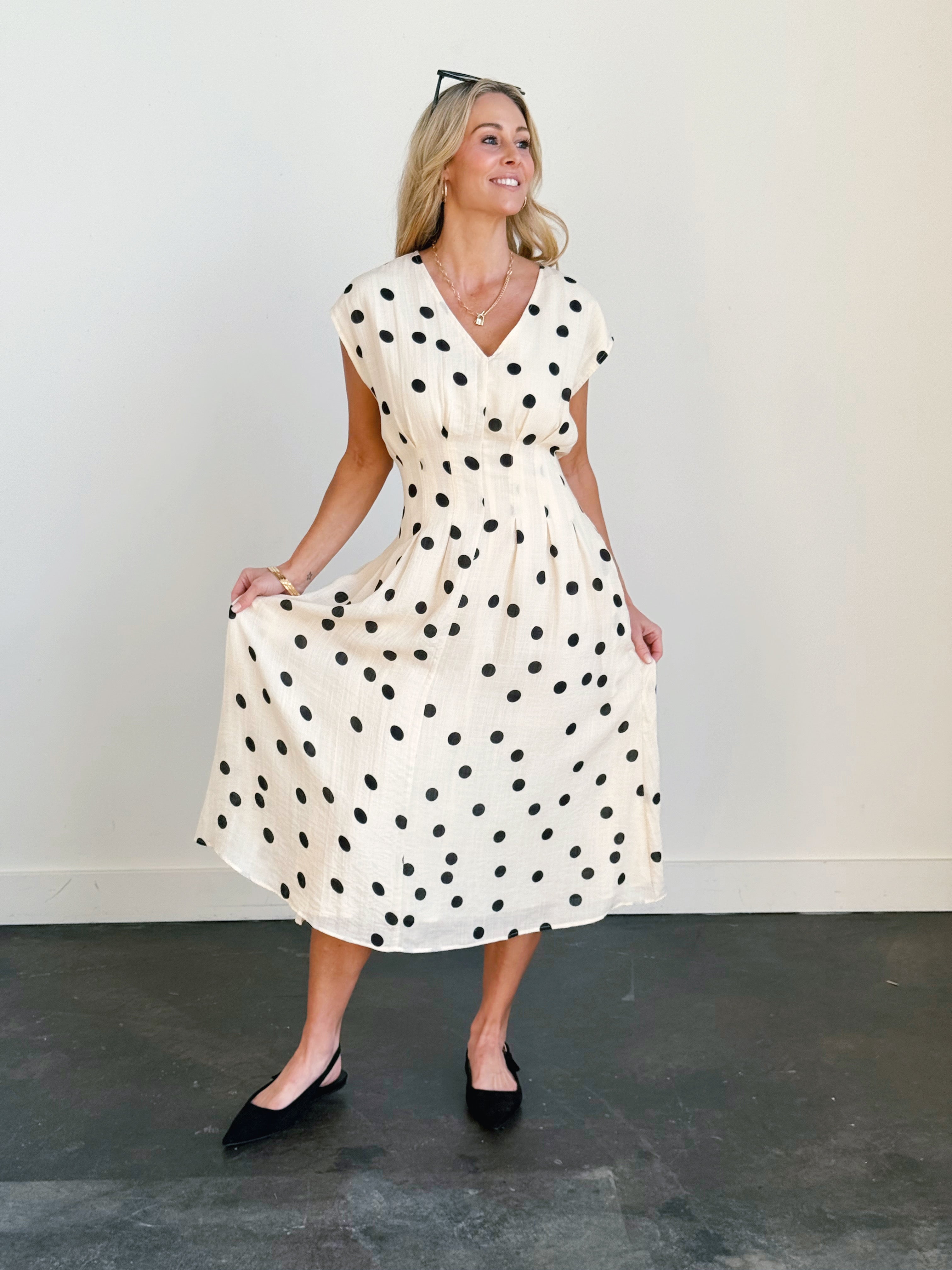 Mora Dress - CREAM - willows clothing Long Dress