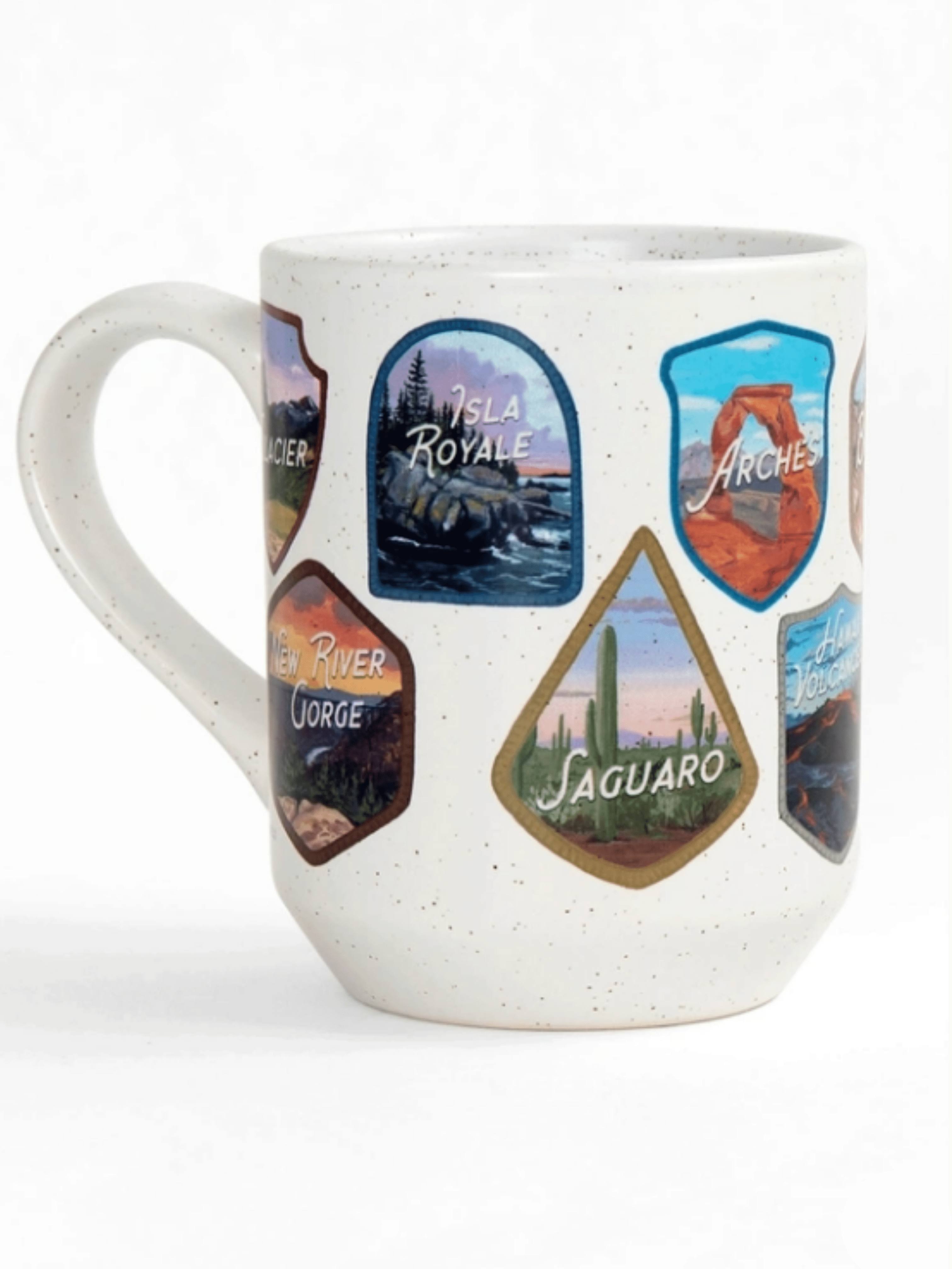 National Parks Badges Mug - willows clothing Gifts