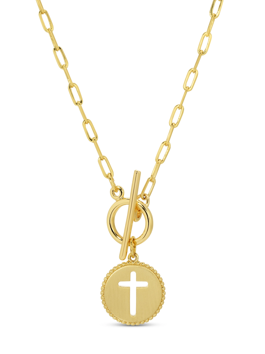 Running My Race Necklace- GOLD