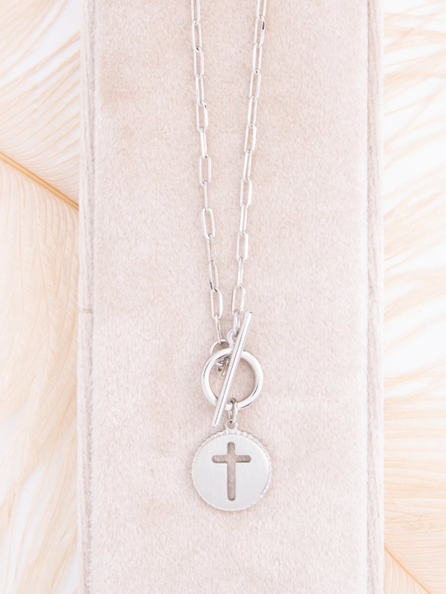 Running My Race Necklace - SILVER