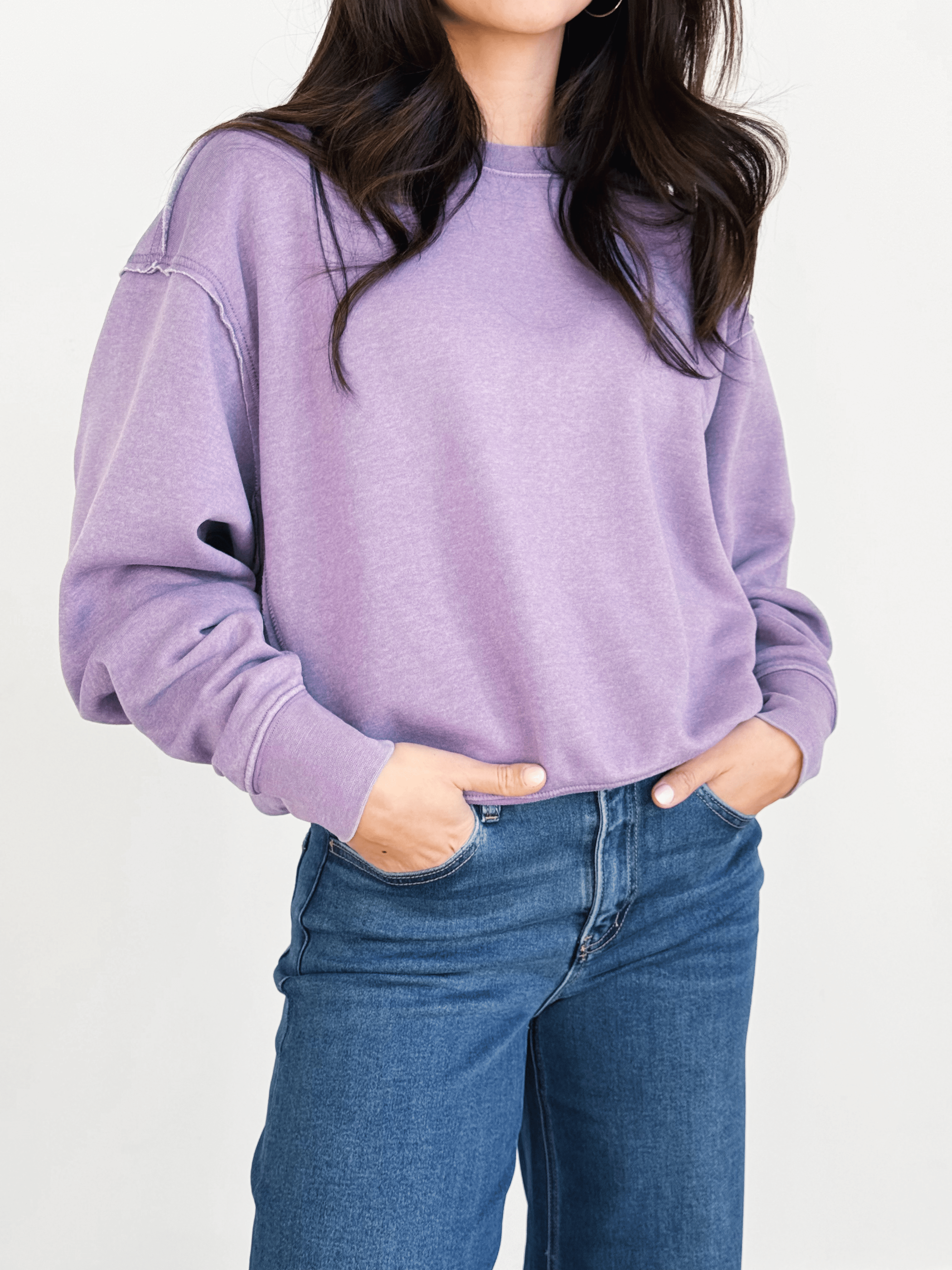 Nicole Sweatshirt - DUSTY PURPLE - willows clothing SWEATSHIRT