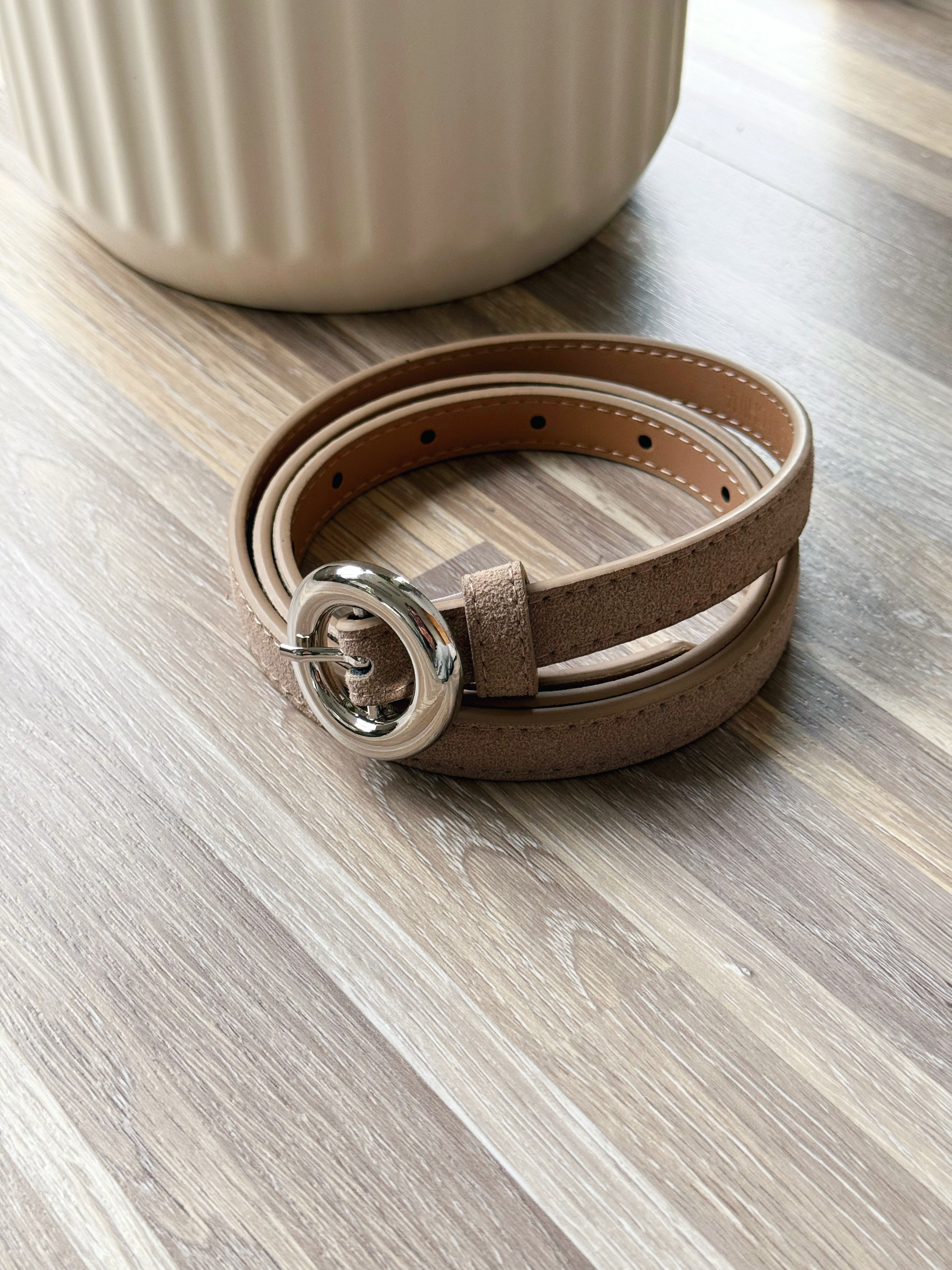 Nolan Belt - SILVER KHAKI - willows clothing Belts