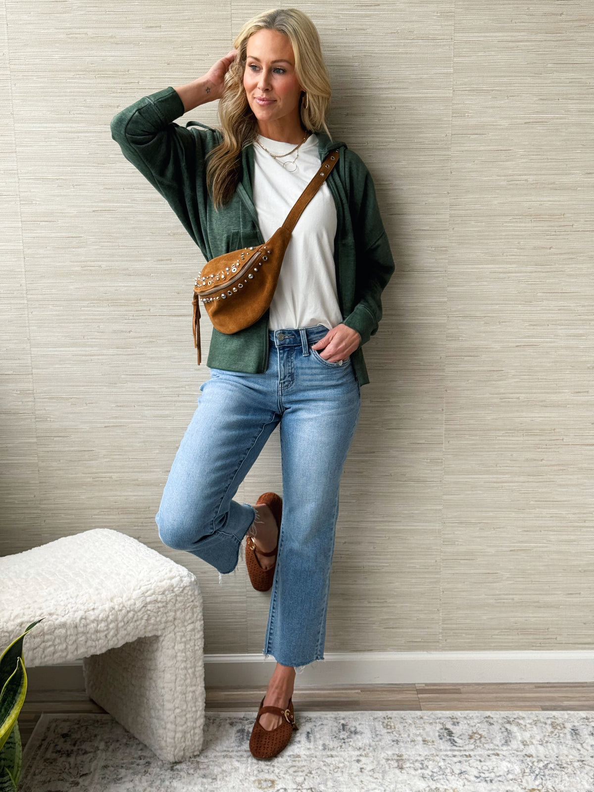 NorthWest Road Trip Zip Up - SYCAMORE - willows clothing SWEATSHIRT