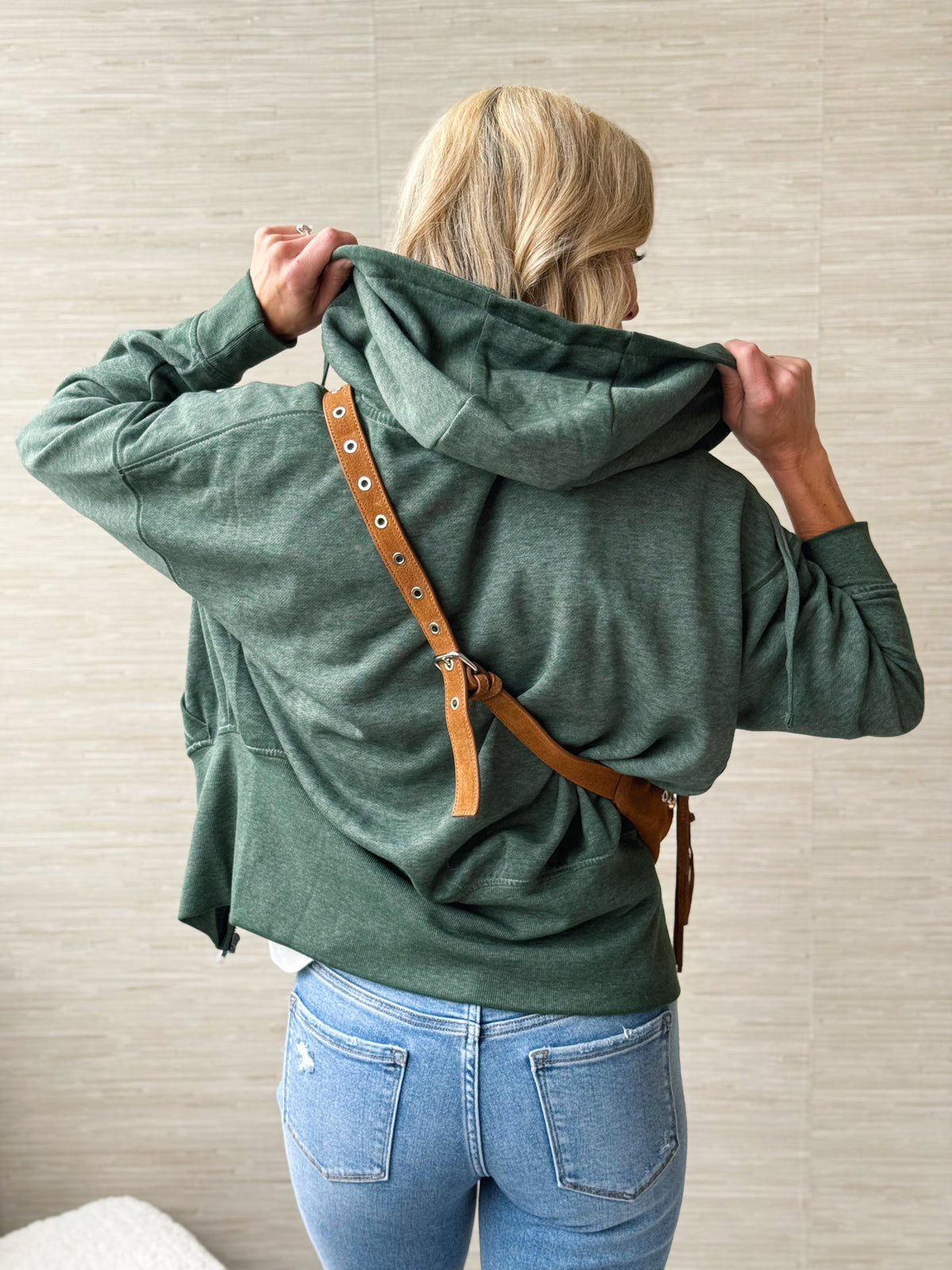 NorthWest Road Trip Zip Up - SYCAMORE - willows clothing SWEATSHIRT
