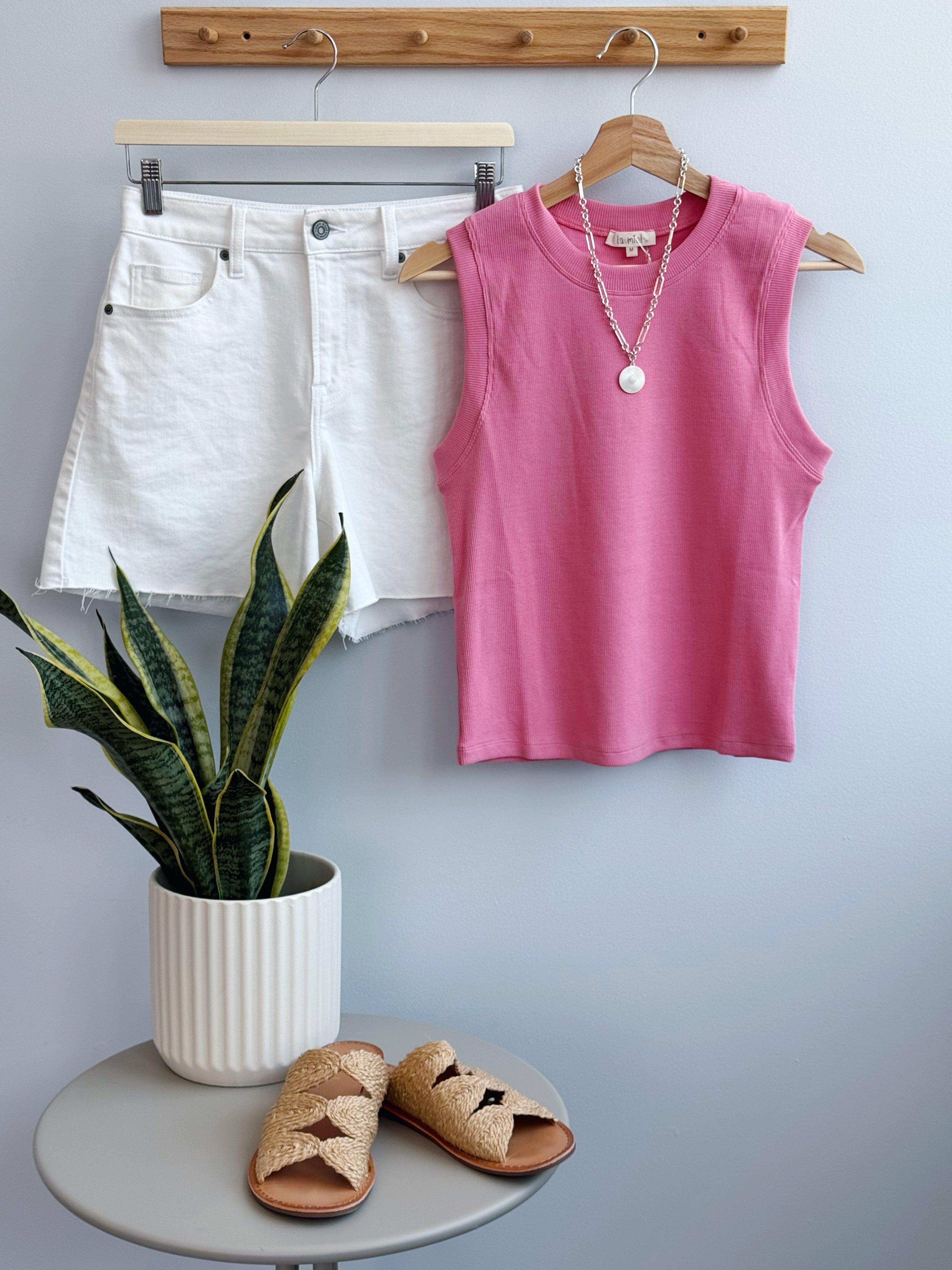 Payton Tank 2.0 - BUBBLEGUM - willows clothing TANK