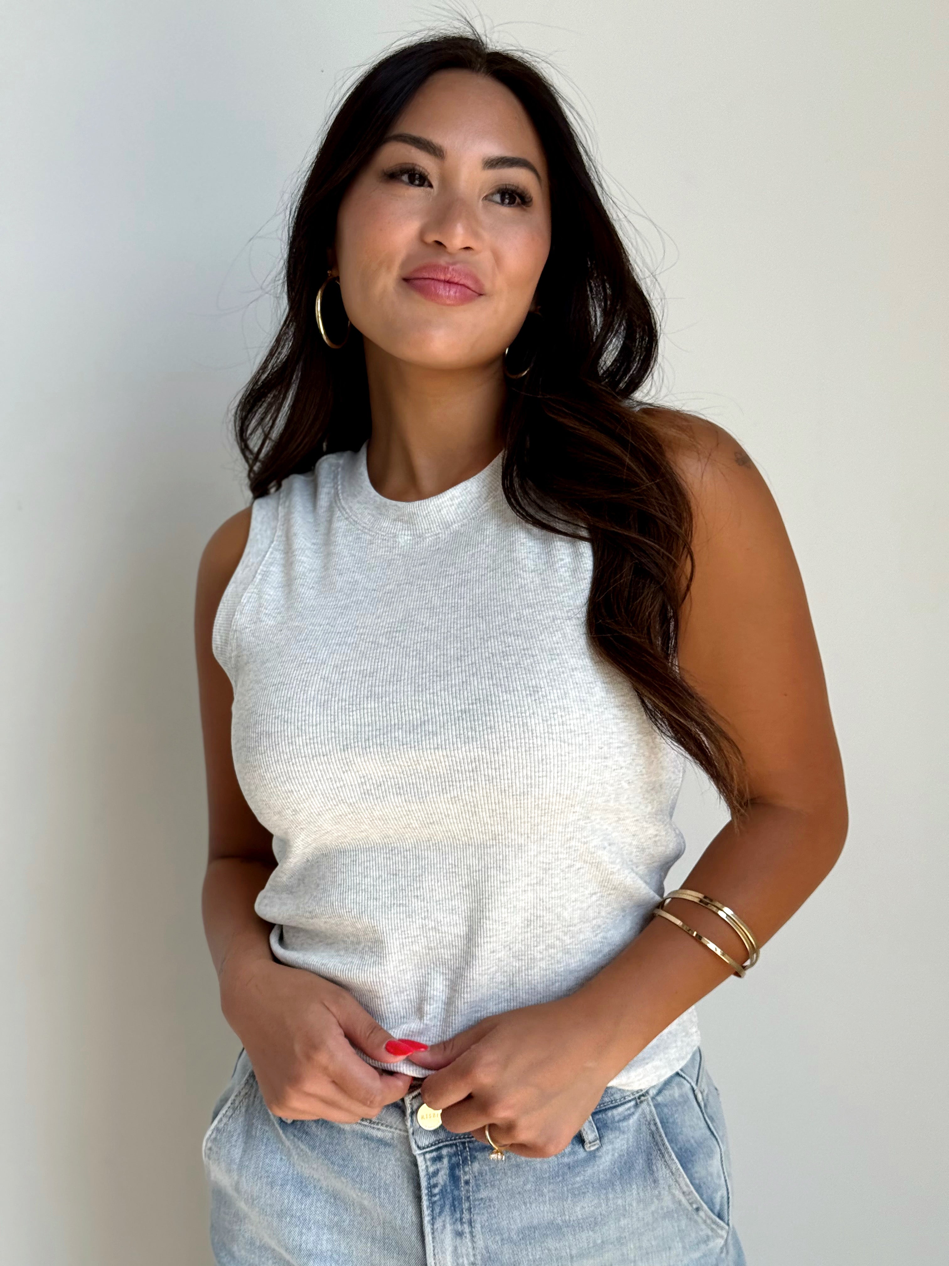 Payton Tank 2.0 - MARBLE - willows clothing TANK