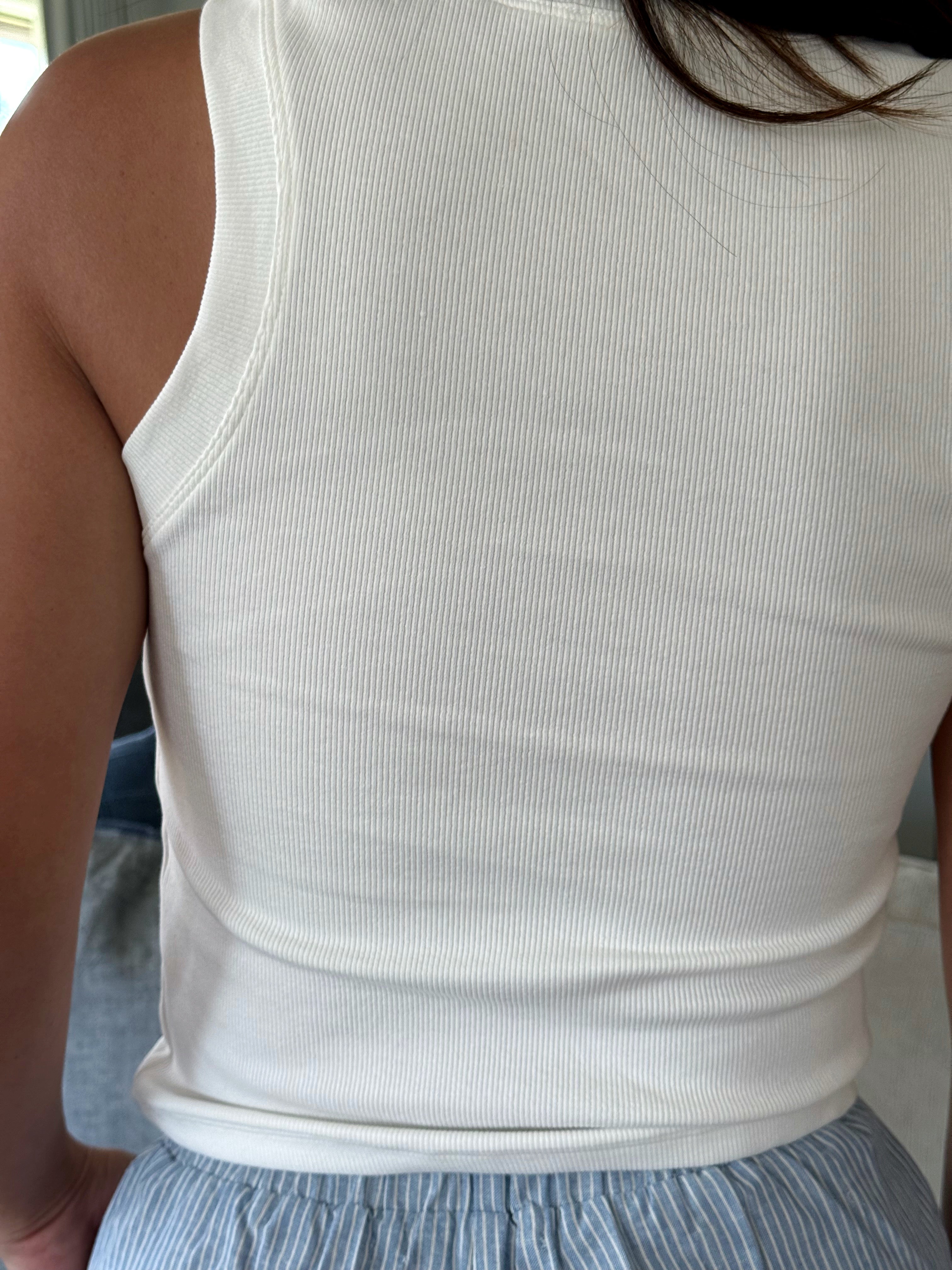 Payton Tank 2.0 - MILK - willows clothing TANK