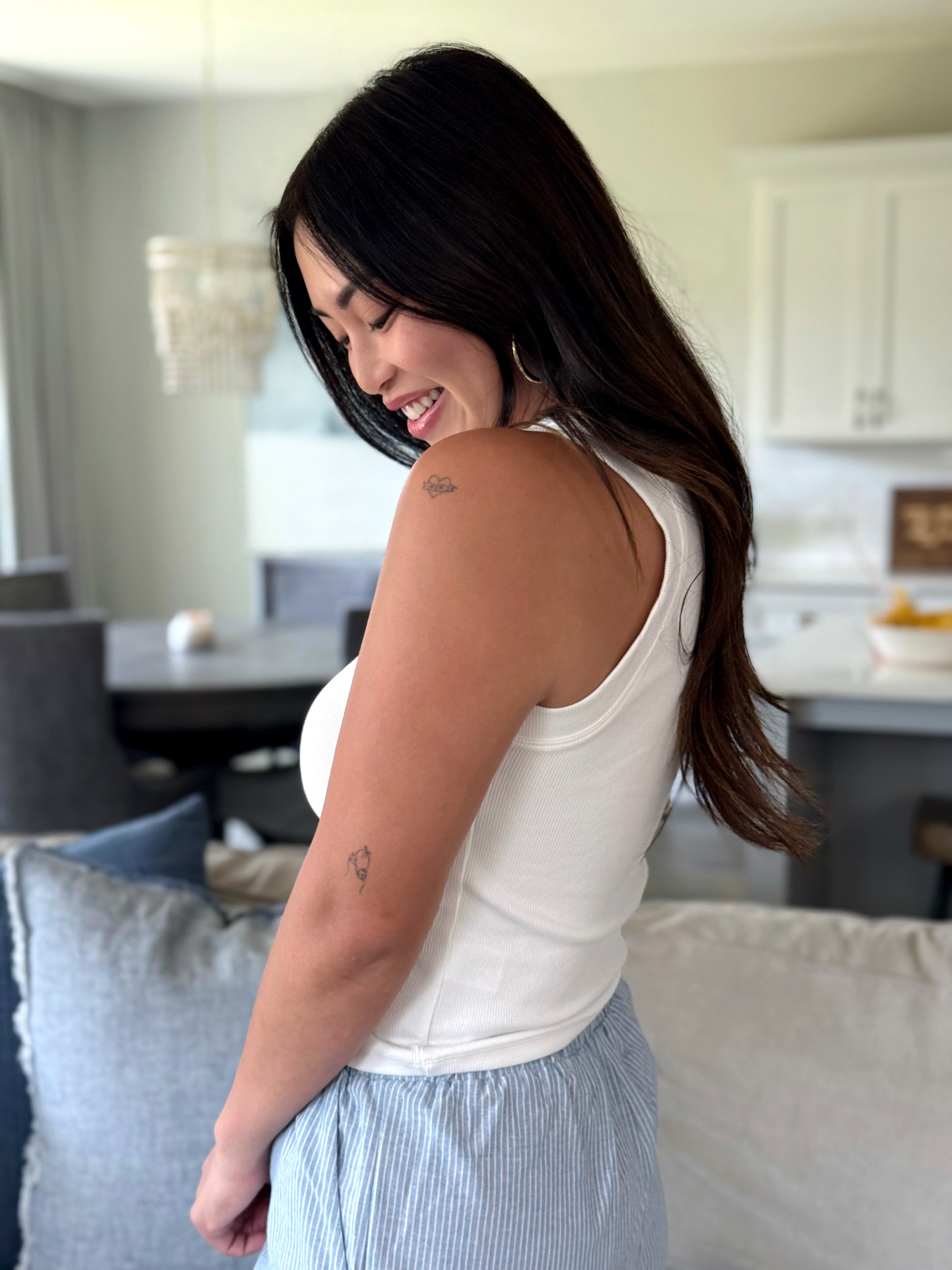 Payton Tank 2.0 - MILK - willows clothing TANK