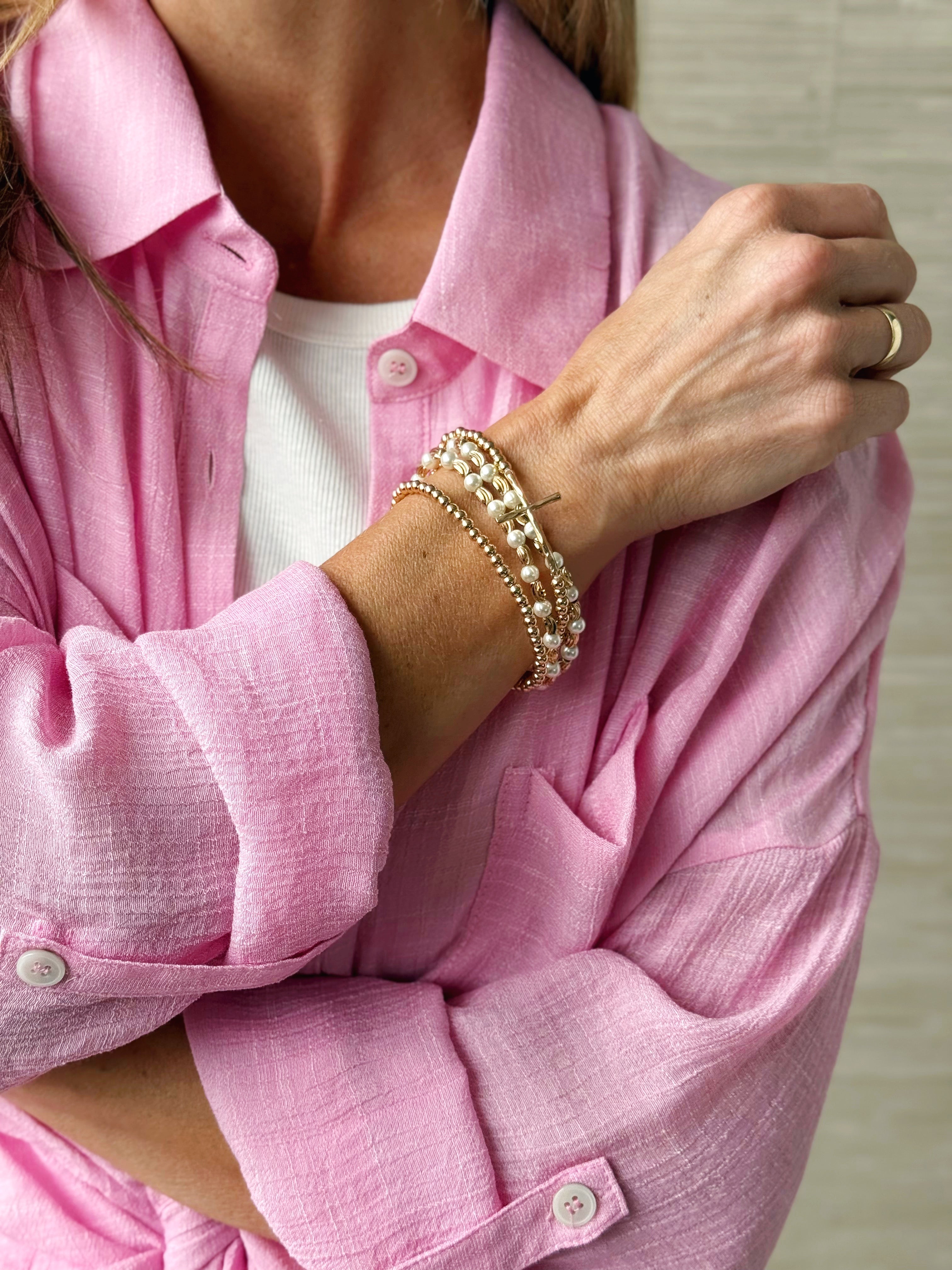 Pearl Bracelet Set - willows clothing Bracelets