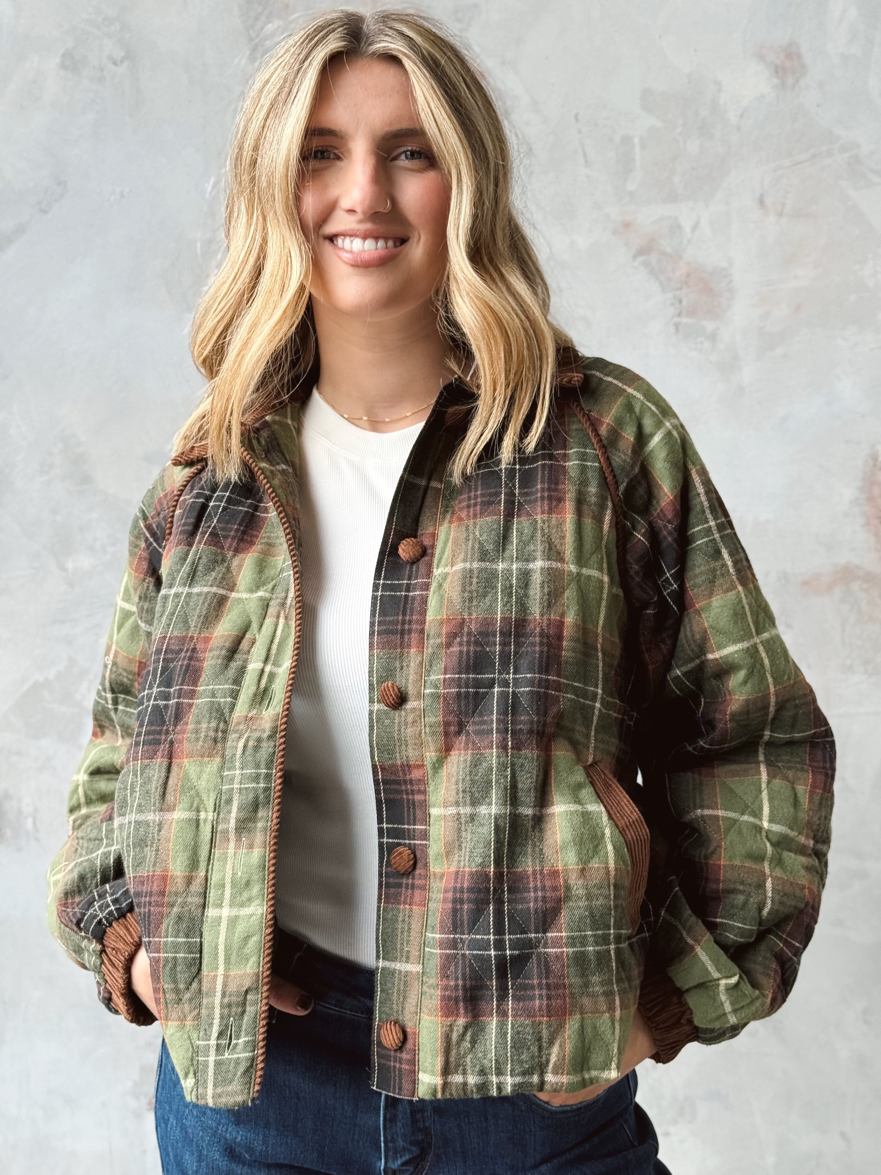 Pinewood Jacket - OLIVE - willows clothing JACKET