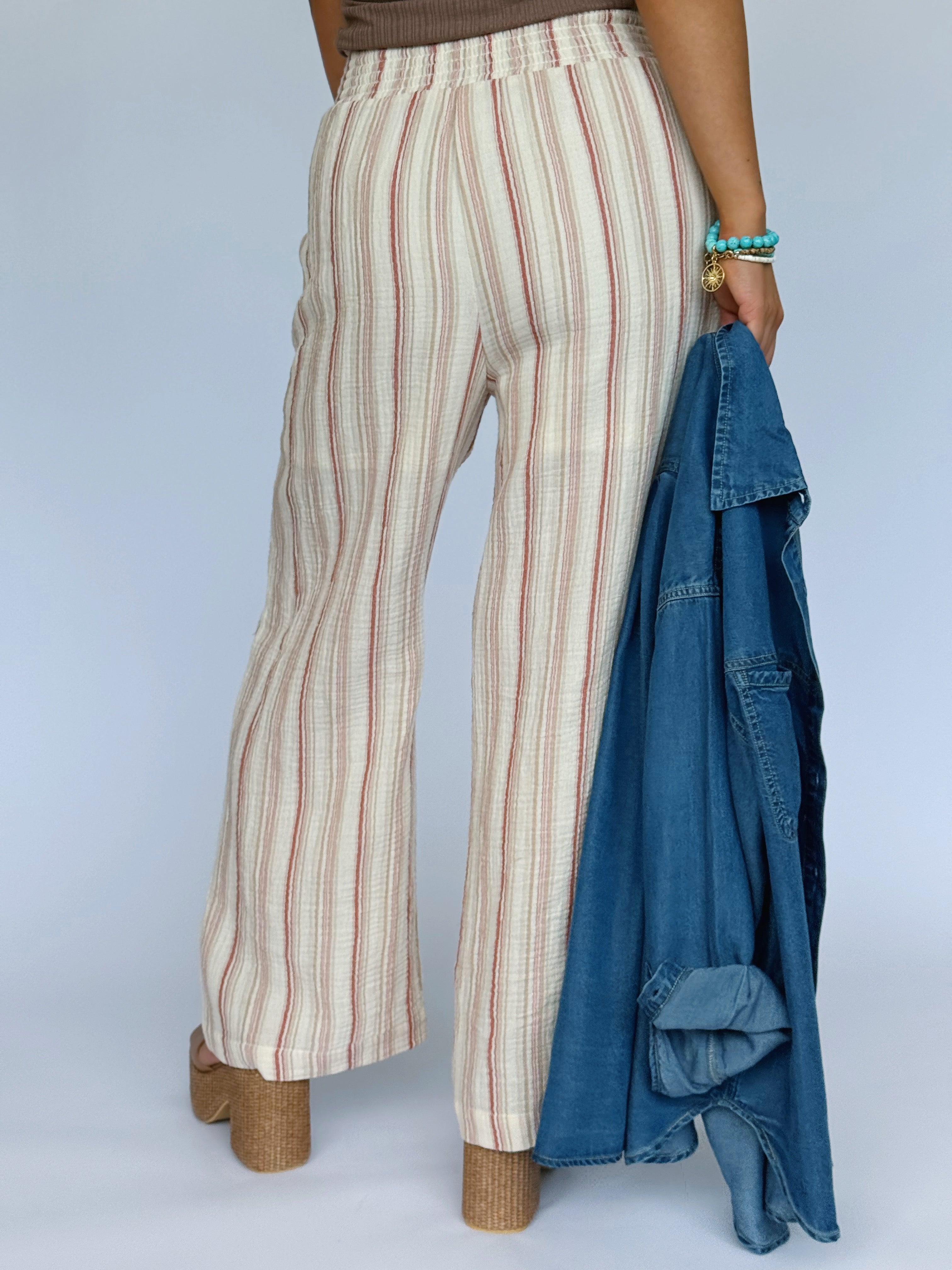 Piper Pants - BRICK - willows clothing PANTS