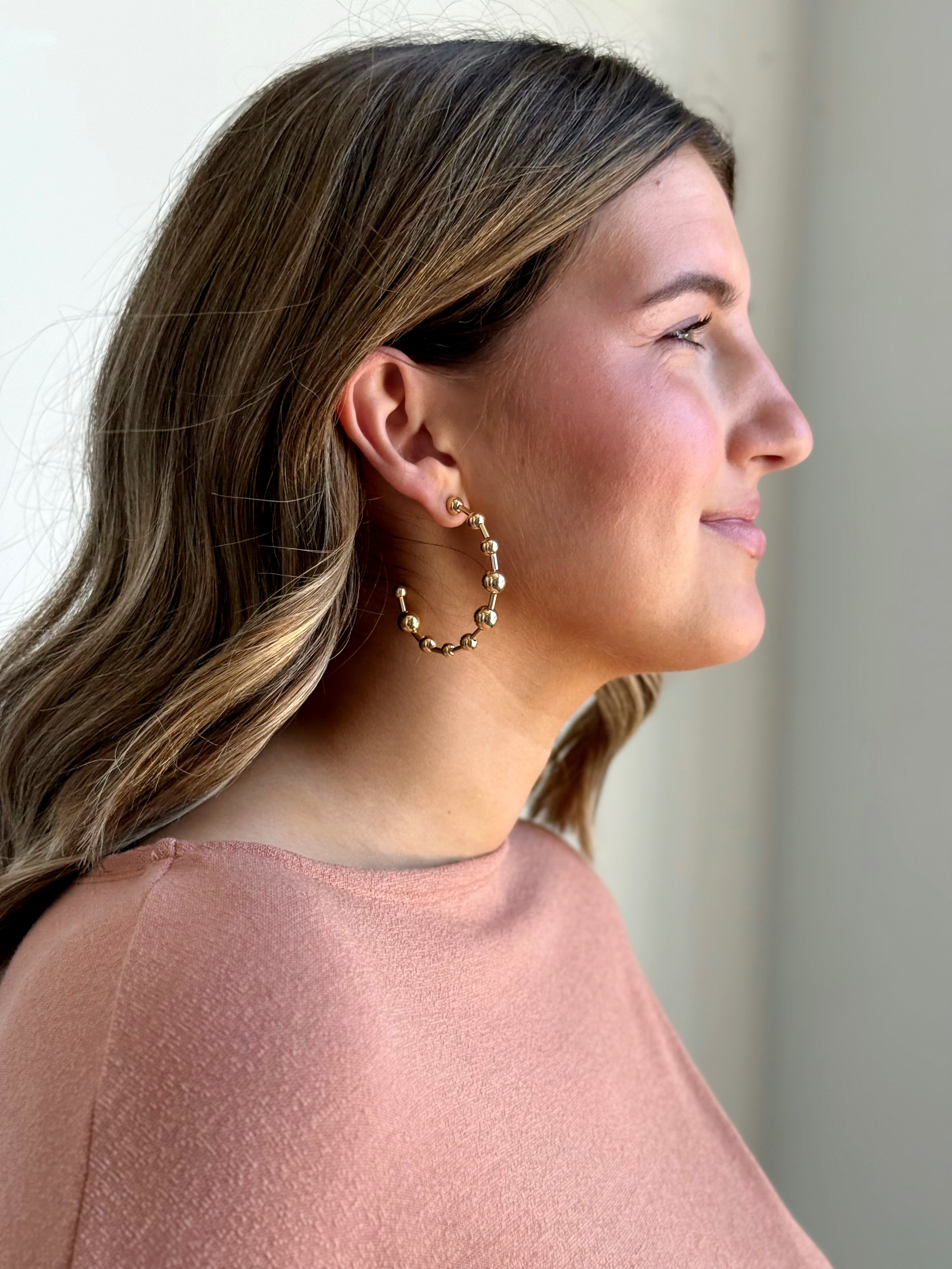Prescott Earring - GOLD - willows clothing EARRINGS