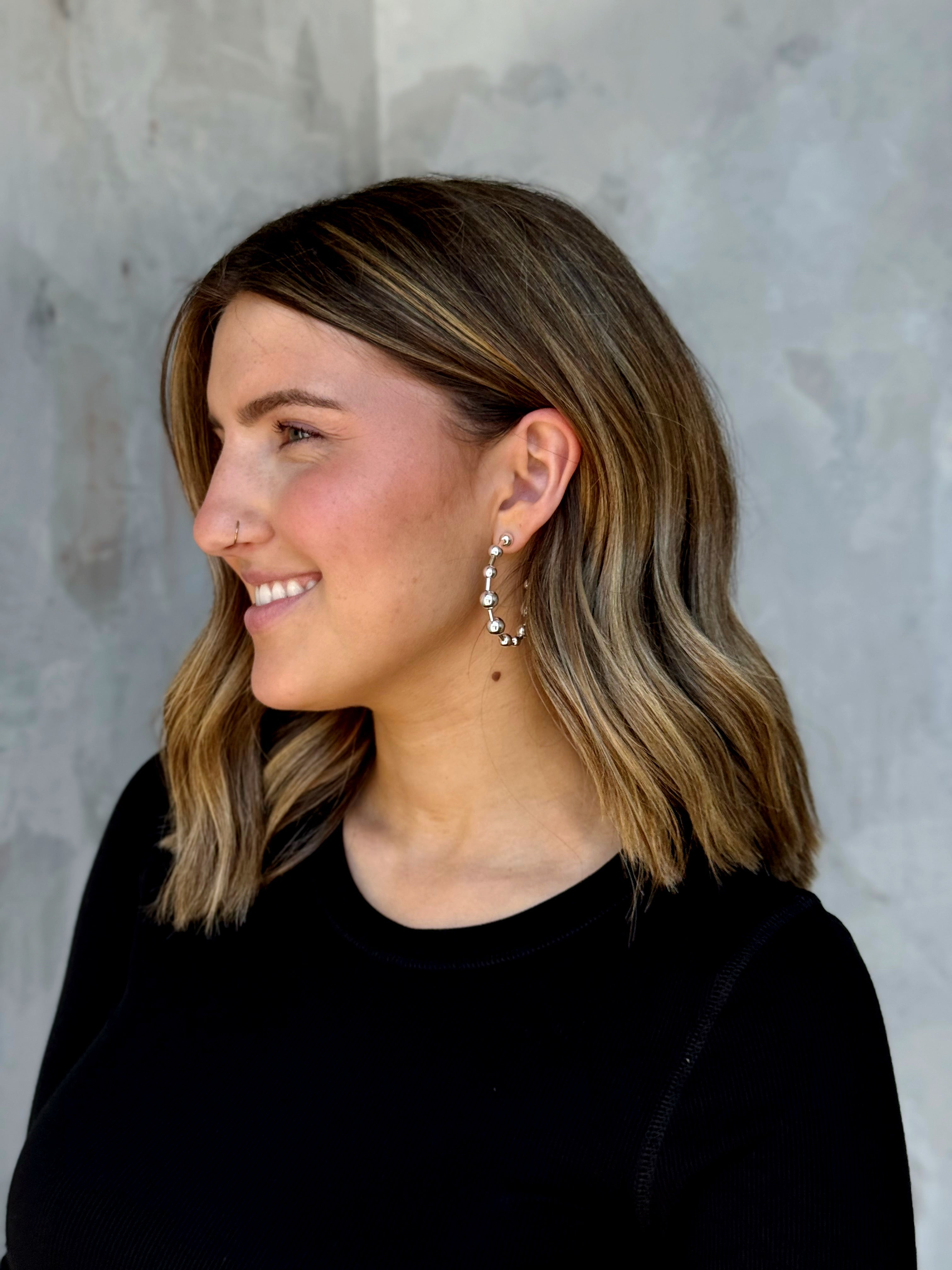 Prescott Earrings - SILVER - willows clothing EARRINGS
