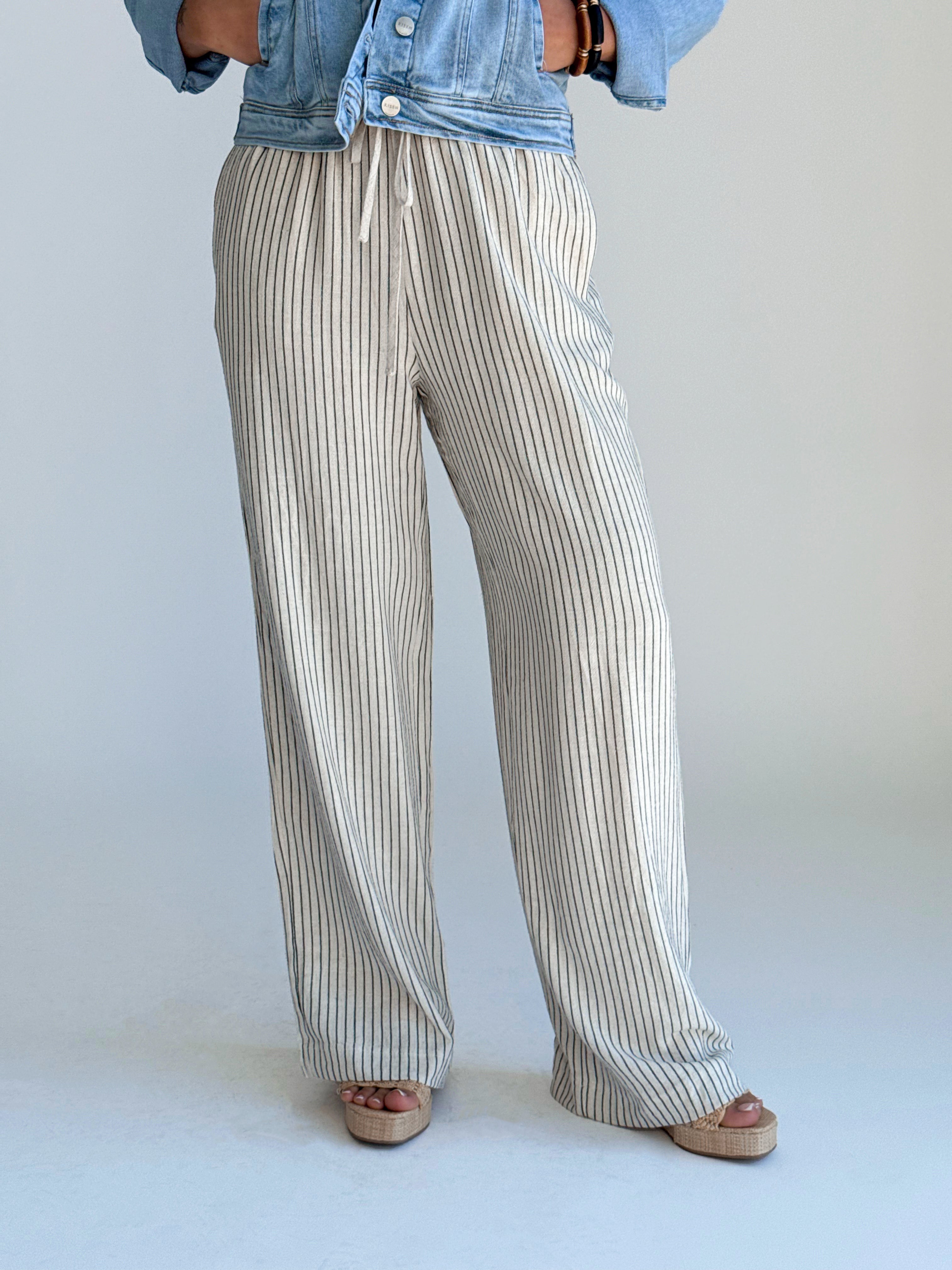 Presley Pants - NATURAL - willows clothing PANTS
