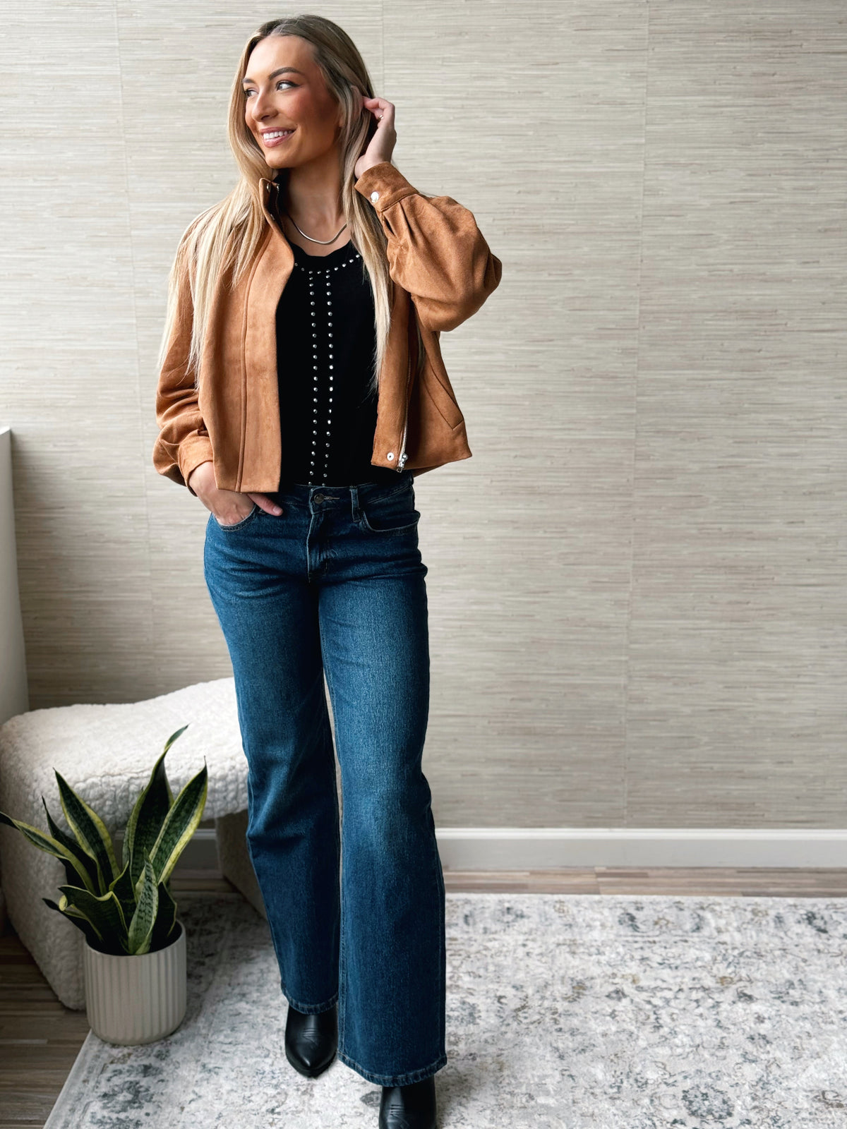 Ready for Fall Jacket - SUGAR ALMOND - willows clothing JACKET