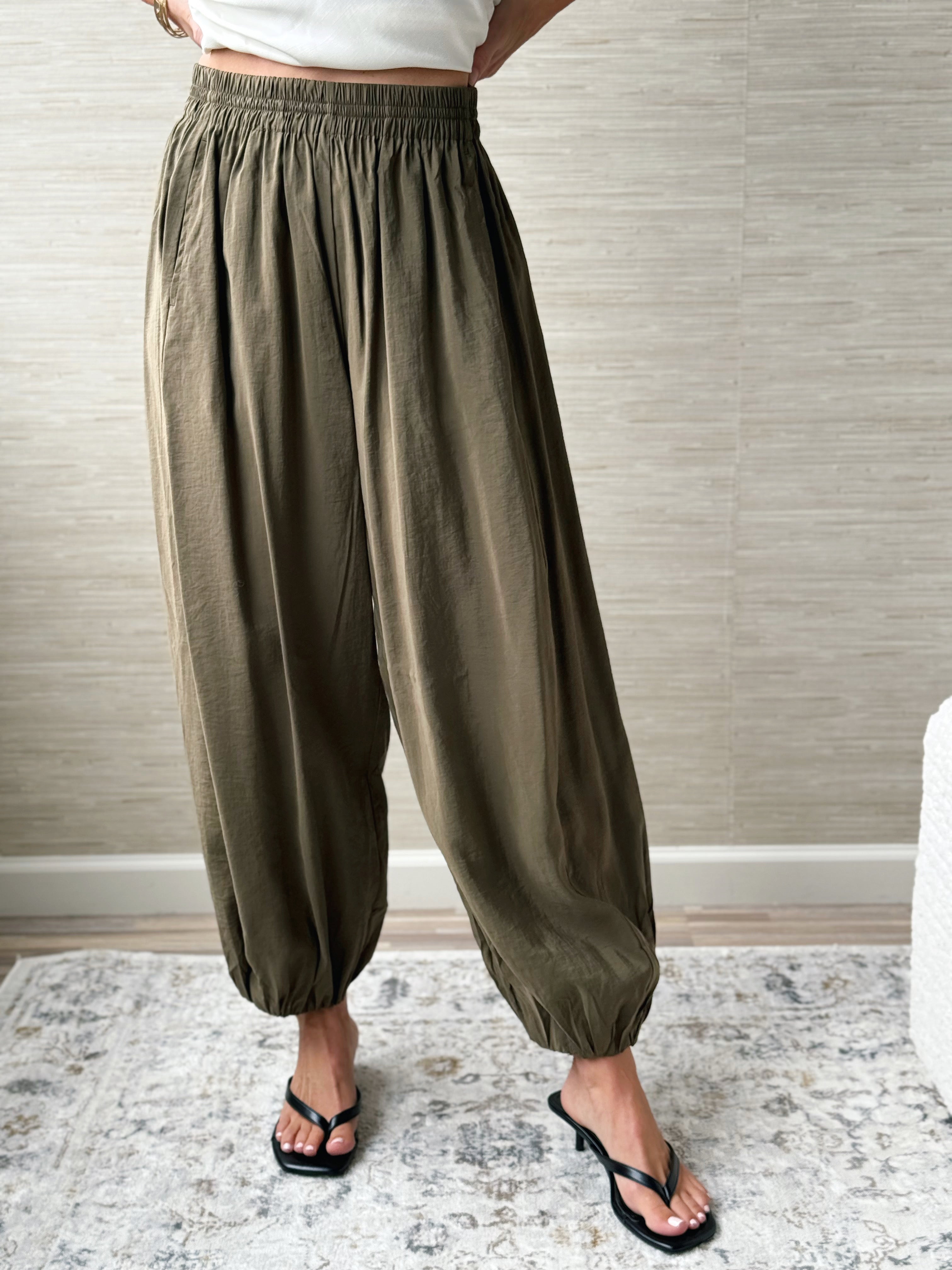 Reese Pants - ARMY - willows clothing PANTS
