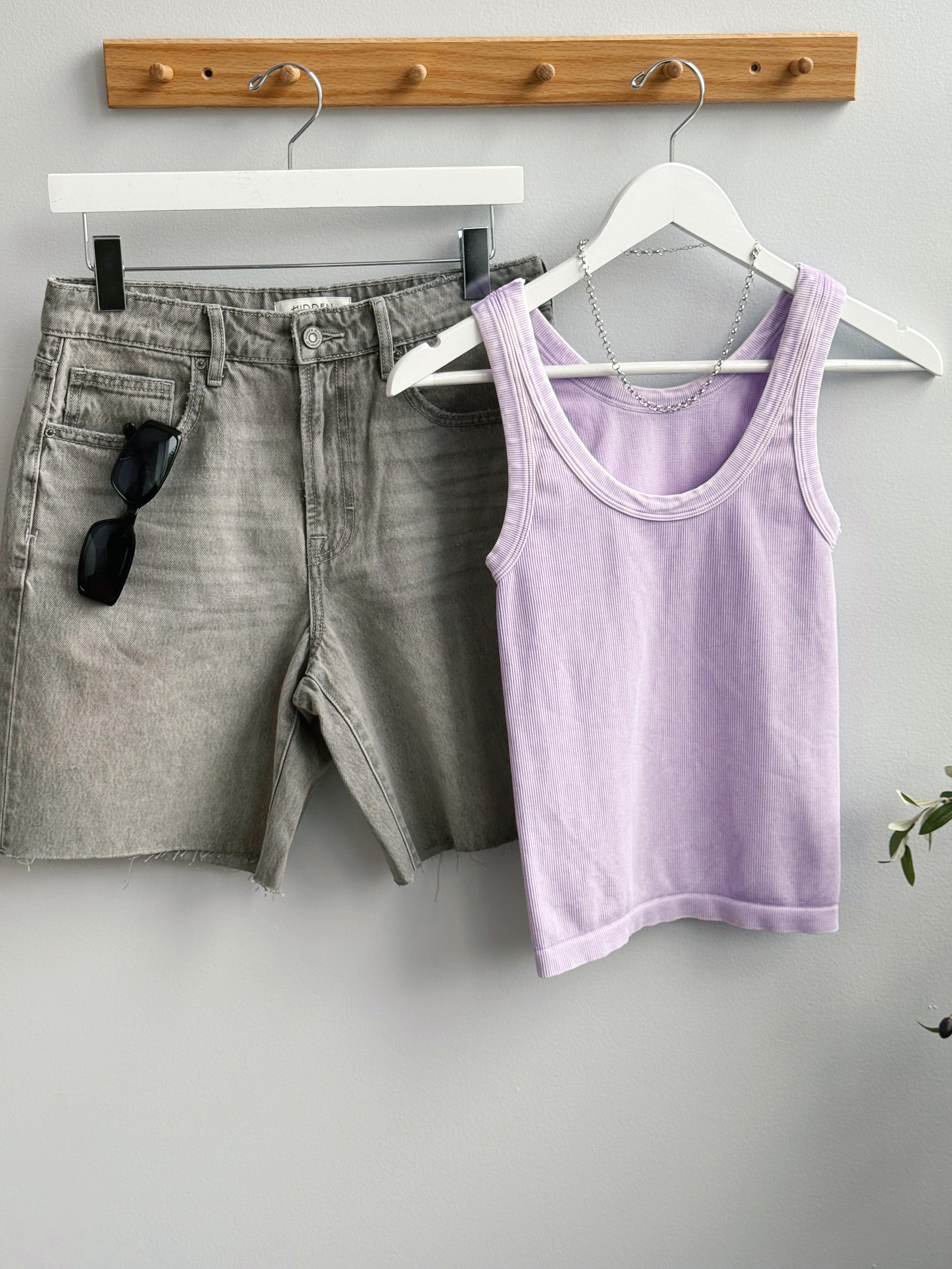 Reversible Vintage Tank - VINTAGE AMETHYST - willows clothing TANK